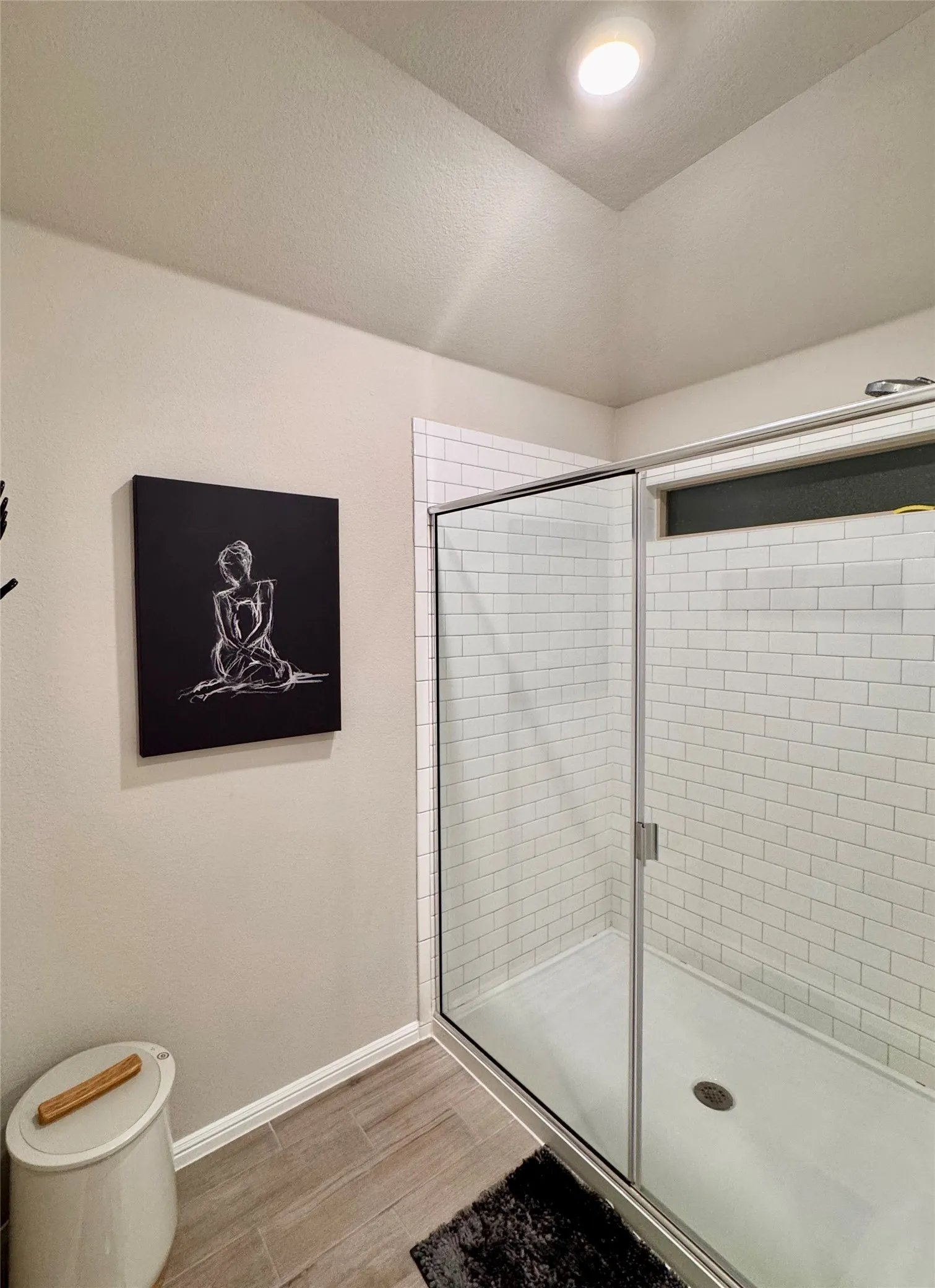over size walk in shower