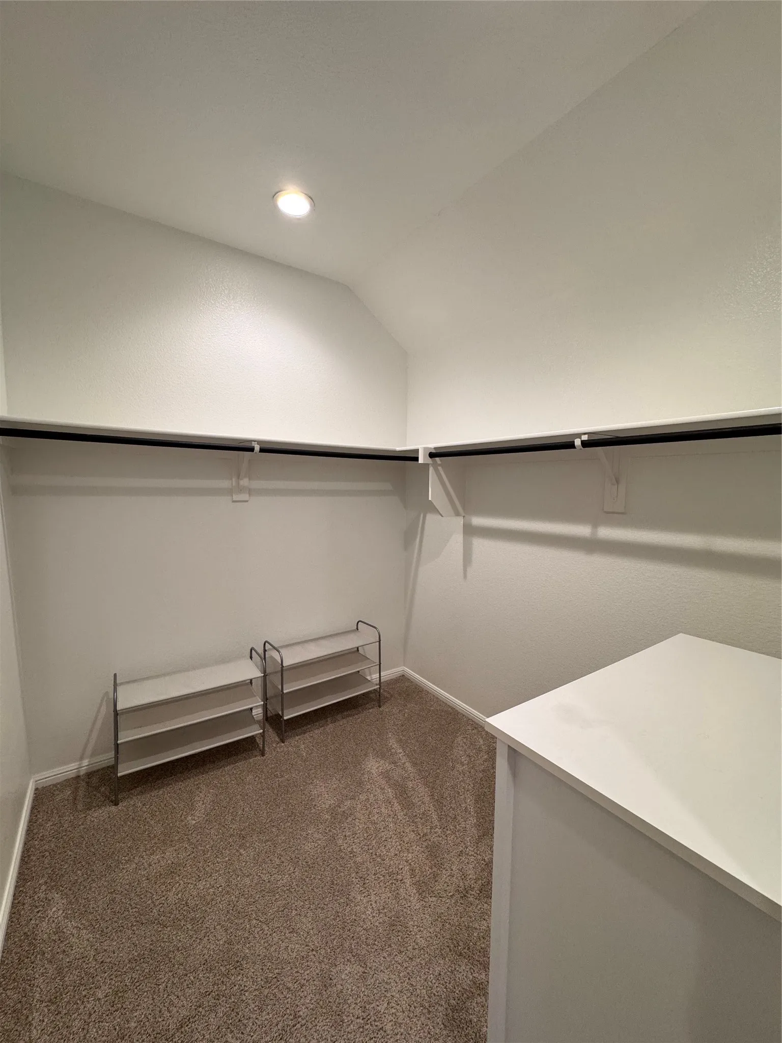 Primary walk in closet