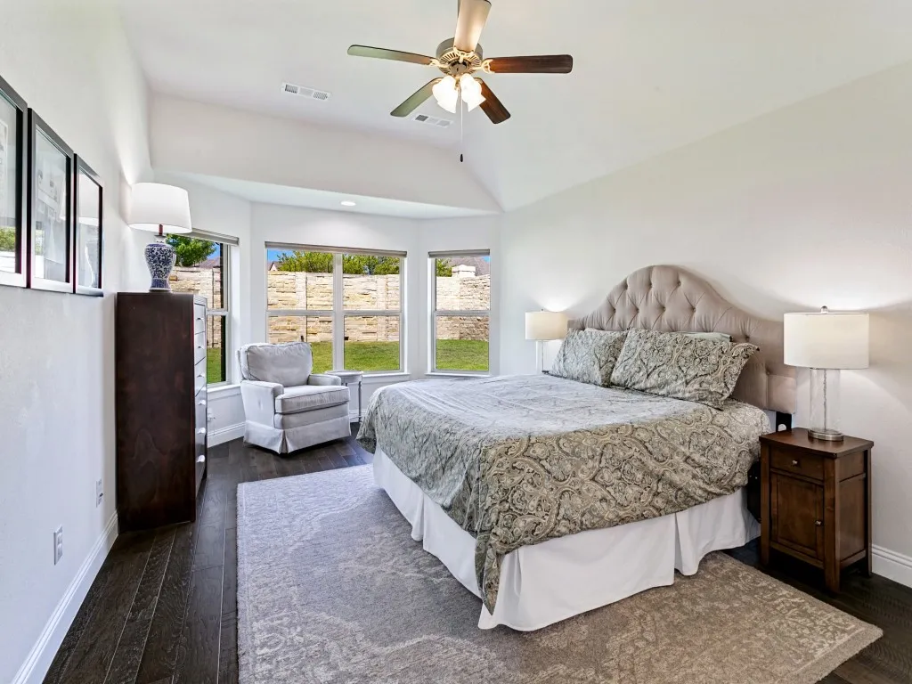 Lovely Primary Bedroom with Sitting Area