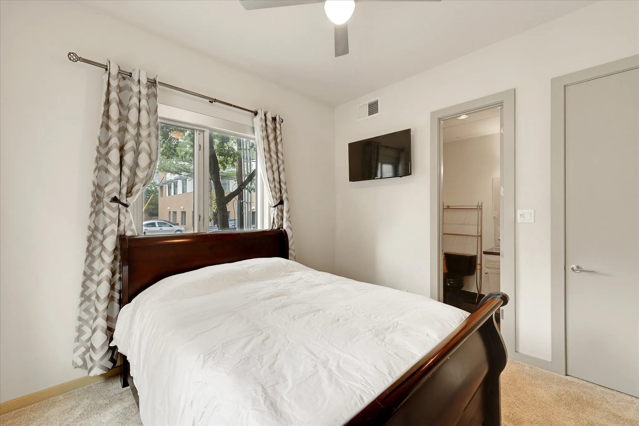 Located on first floor by entry door