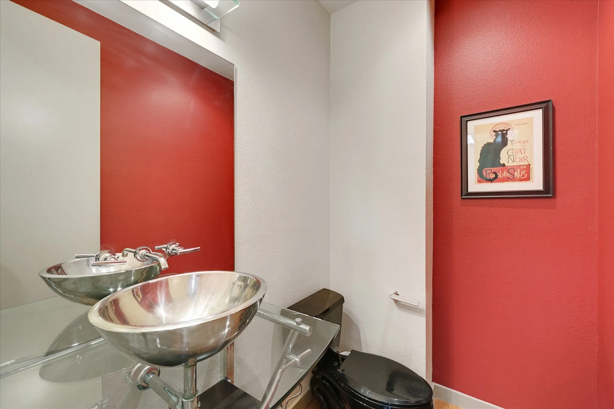 Second floor half bath