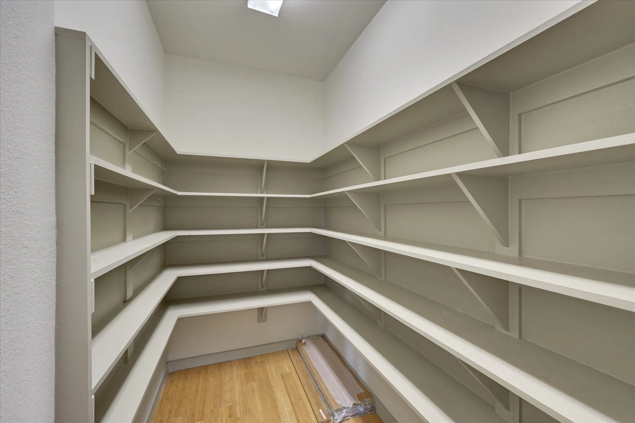Massive pantry with plenty of storage space