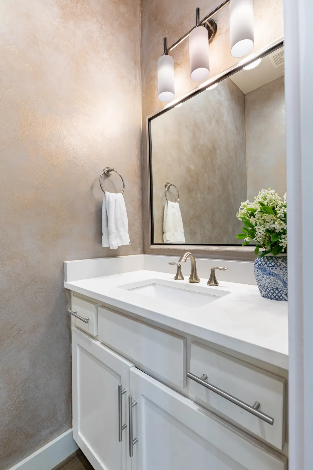 Half bath on living level