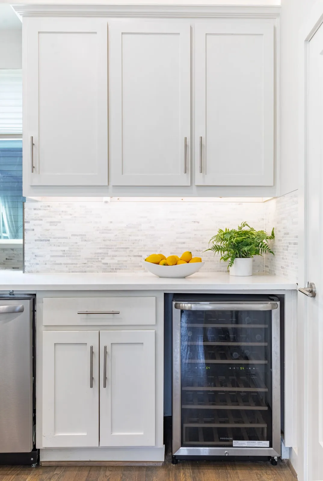 Wine fridge included in kitchen