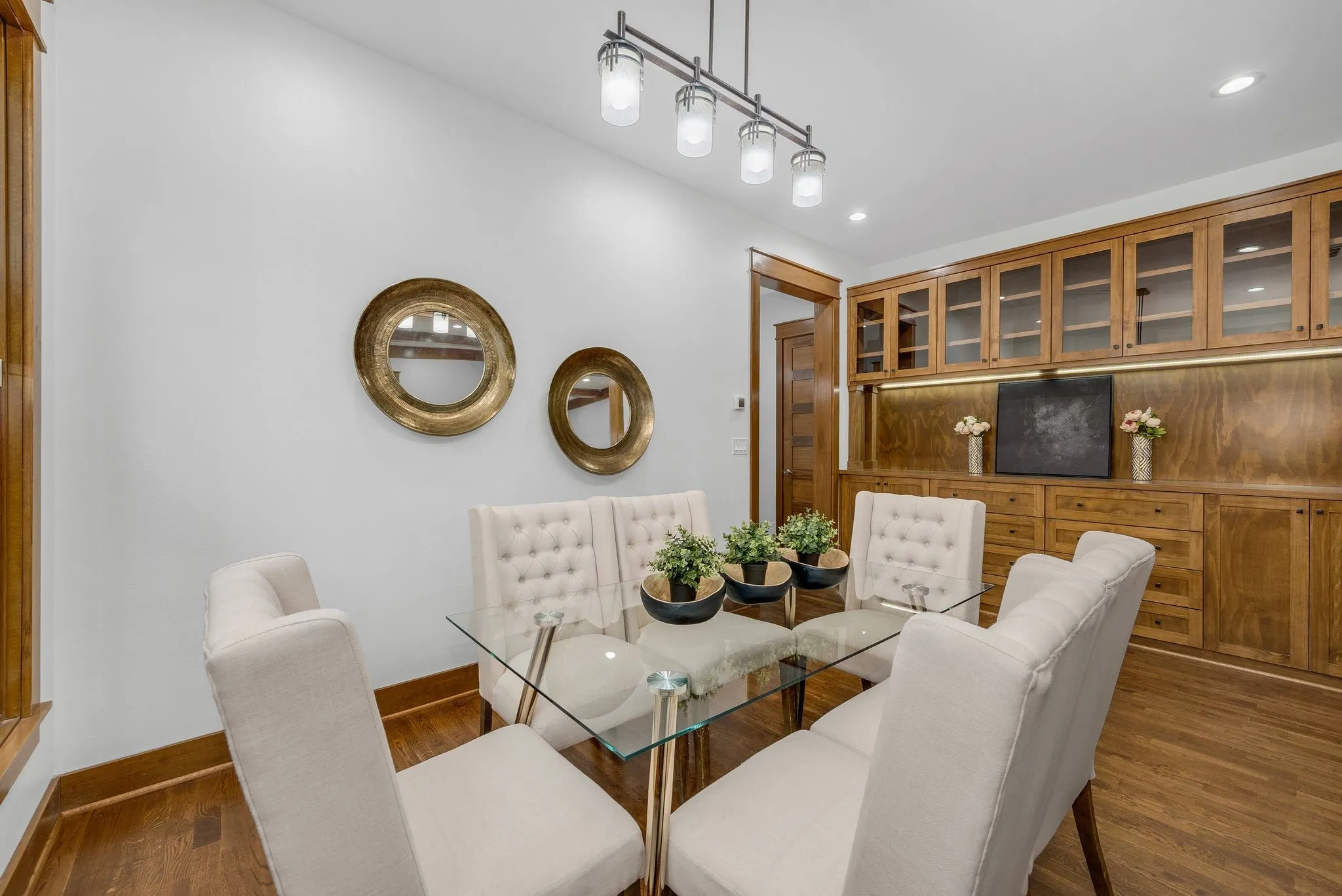 custom cabinets throughout