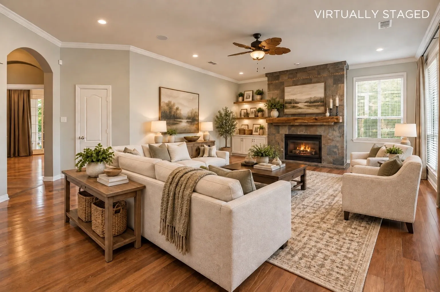 virtually staged