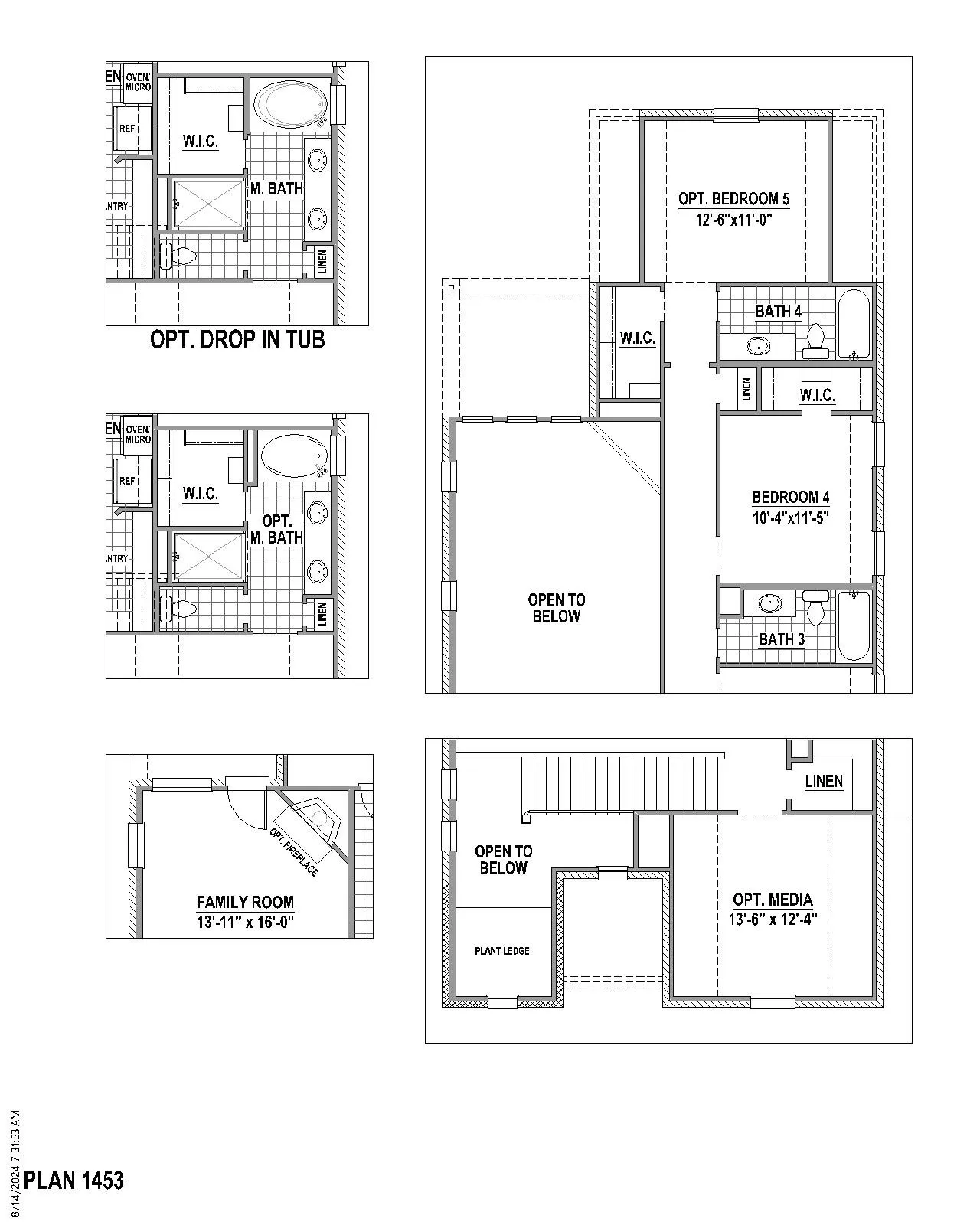 Floor plan options