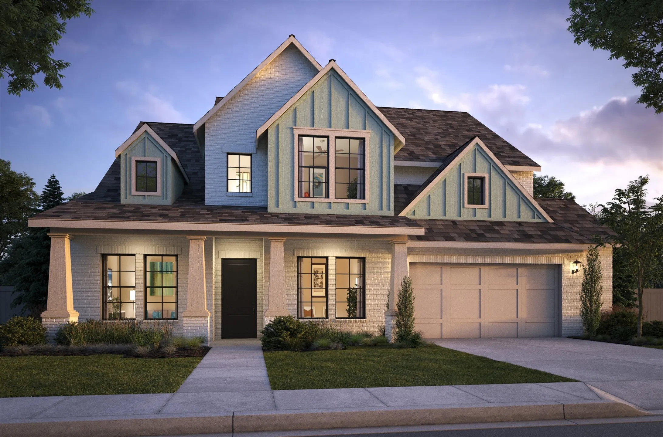 Gorgeous and elegant with a contemporary flare, new construction homes now available in Windsong Ranch!