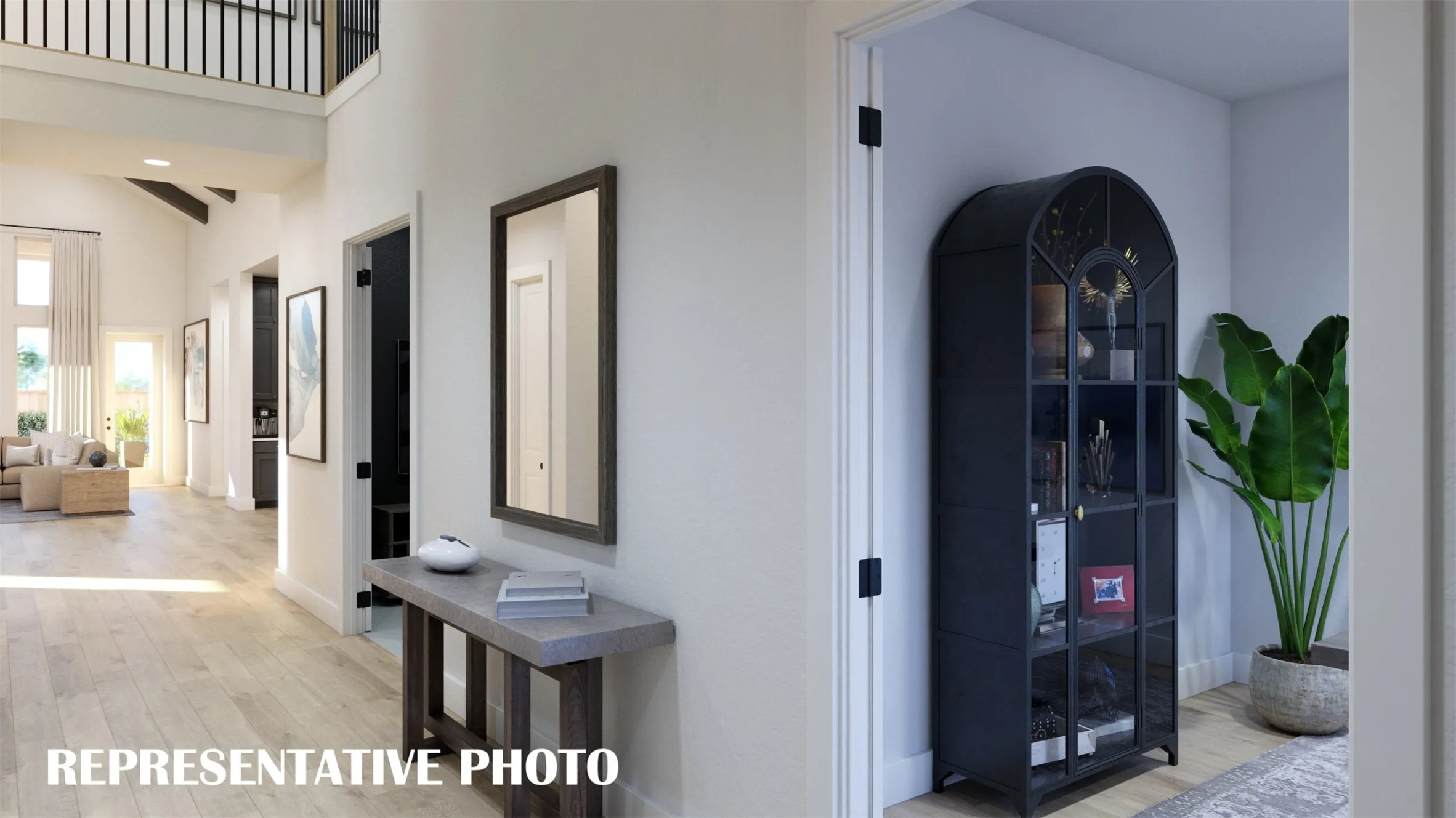 Featuring sight lines from the front through to the rear of the home, you will love welcoming friends and family into your forever home!  REPRESENTATIVE PHOTO