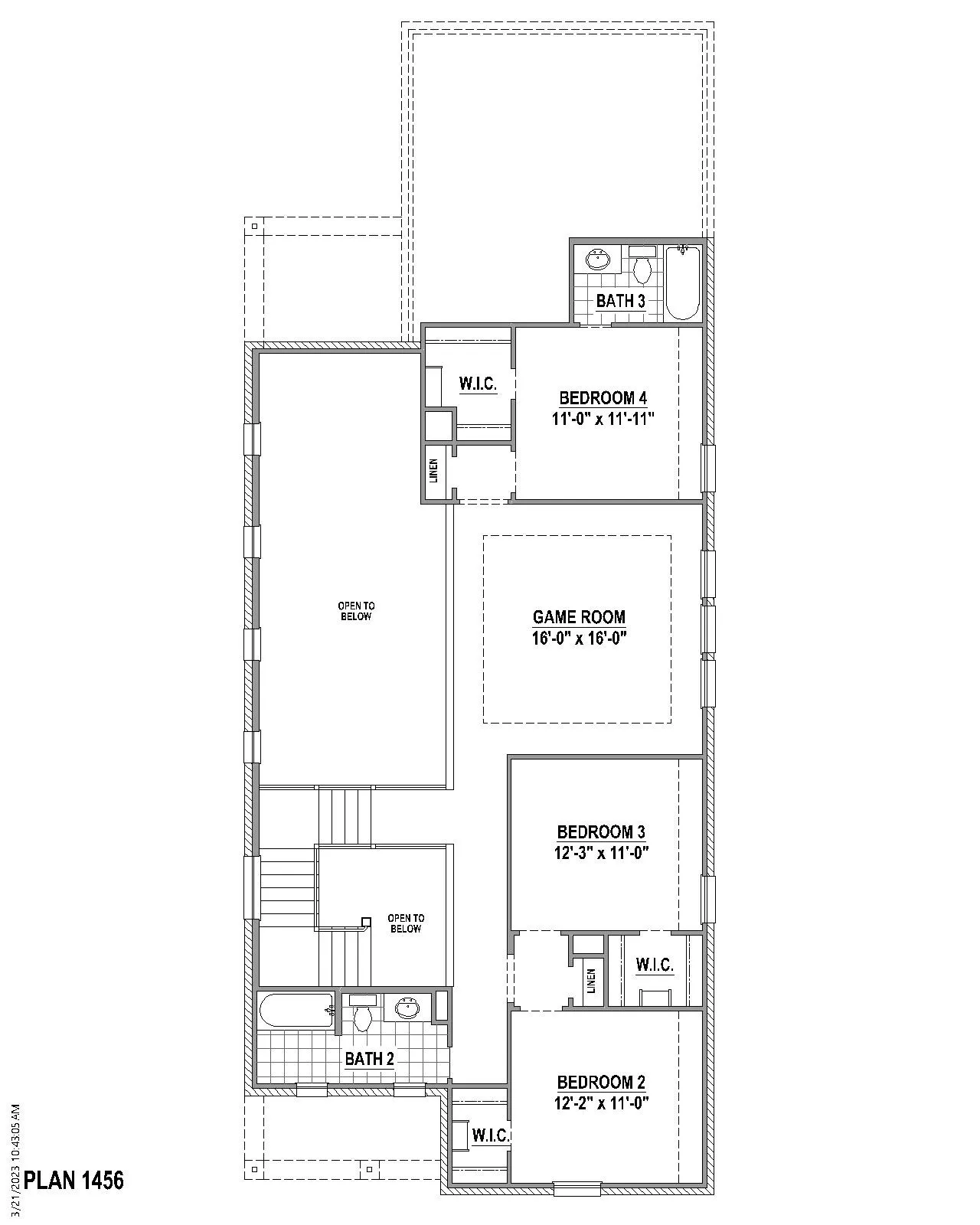 2nd level floor plan