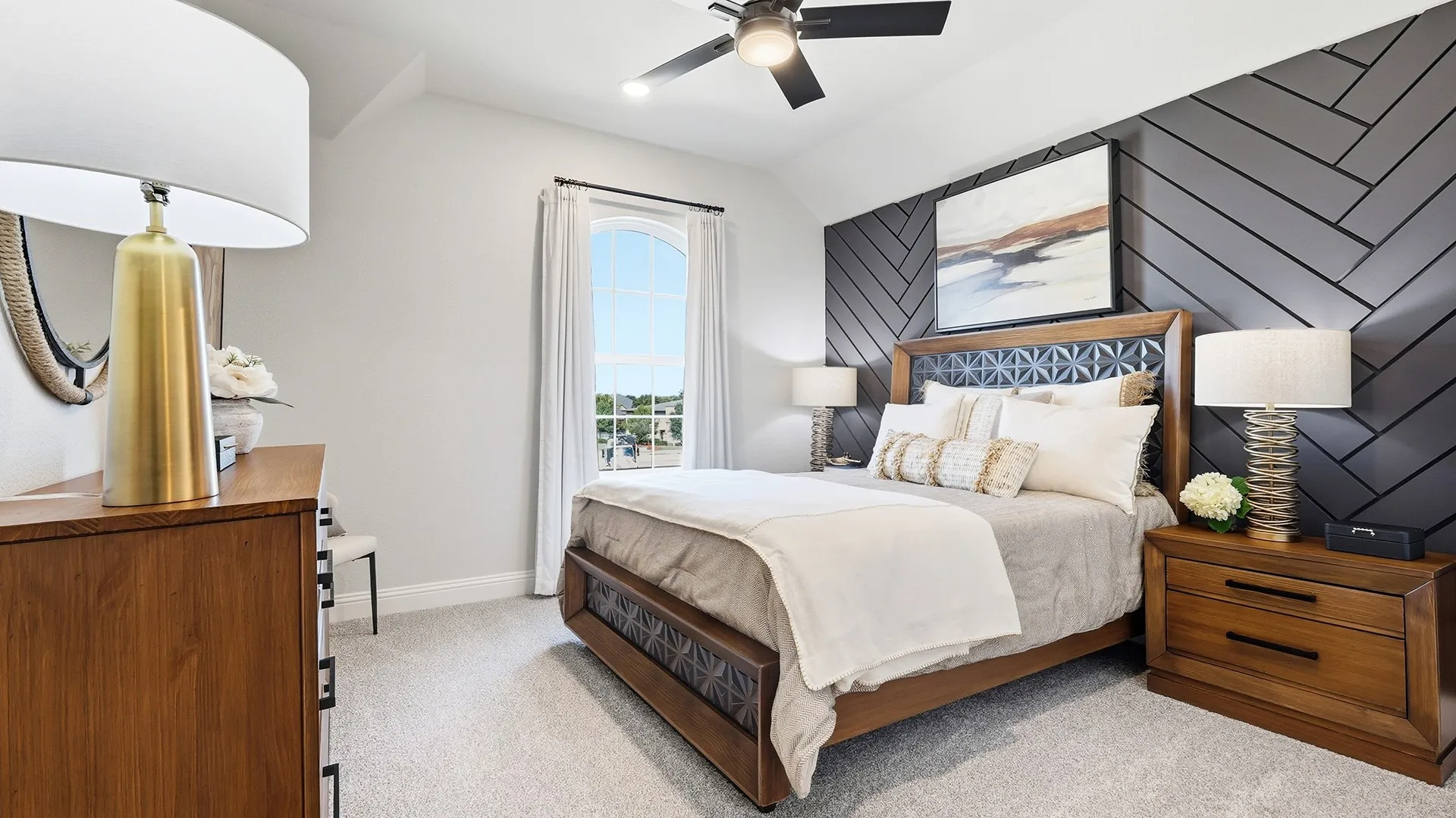 Model home photos of similar floorplans, not pictures of actual home.
