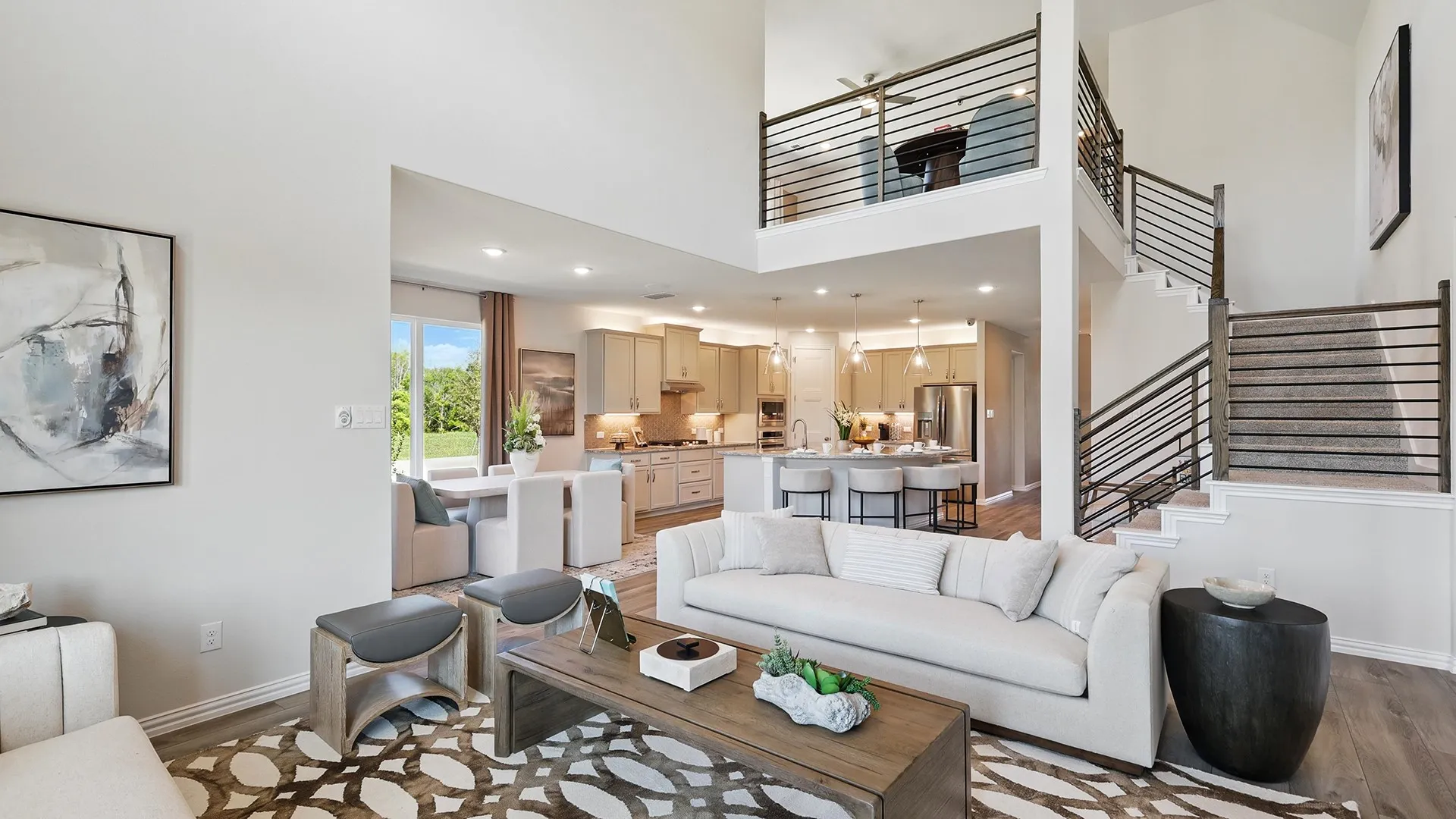 Model home photos of similar floorplans, not pictures of actual home.
