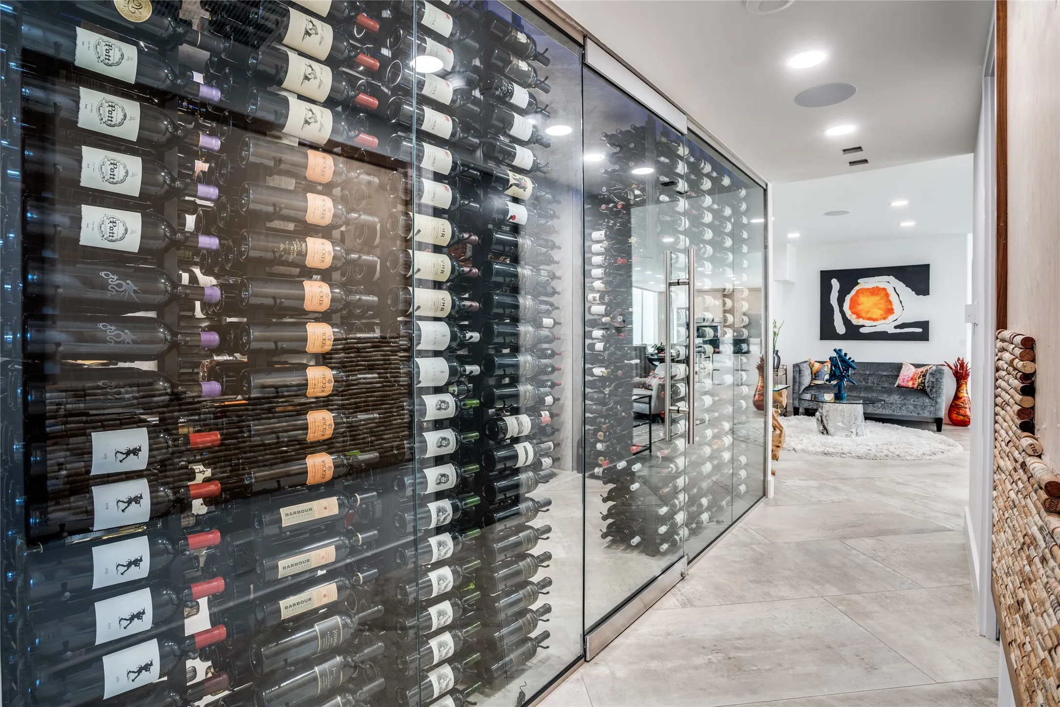 1300-bottle wine cellar
