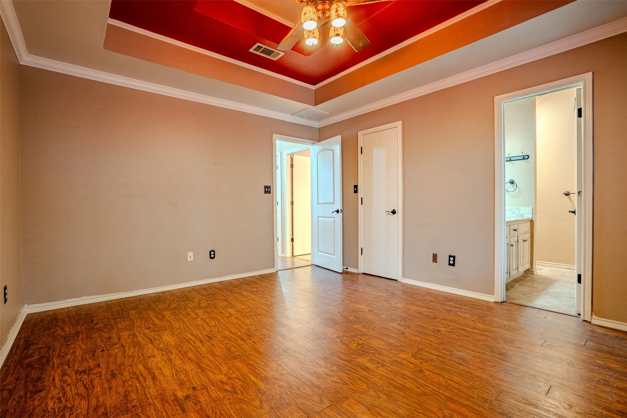 Primary bedroom with ensuite bath