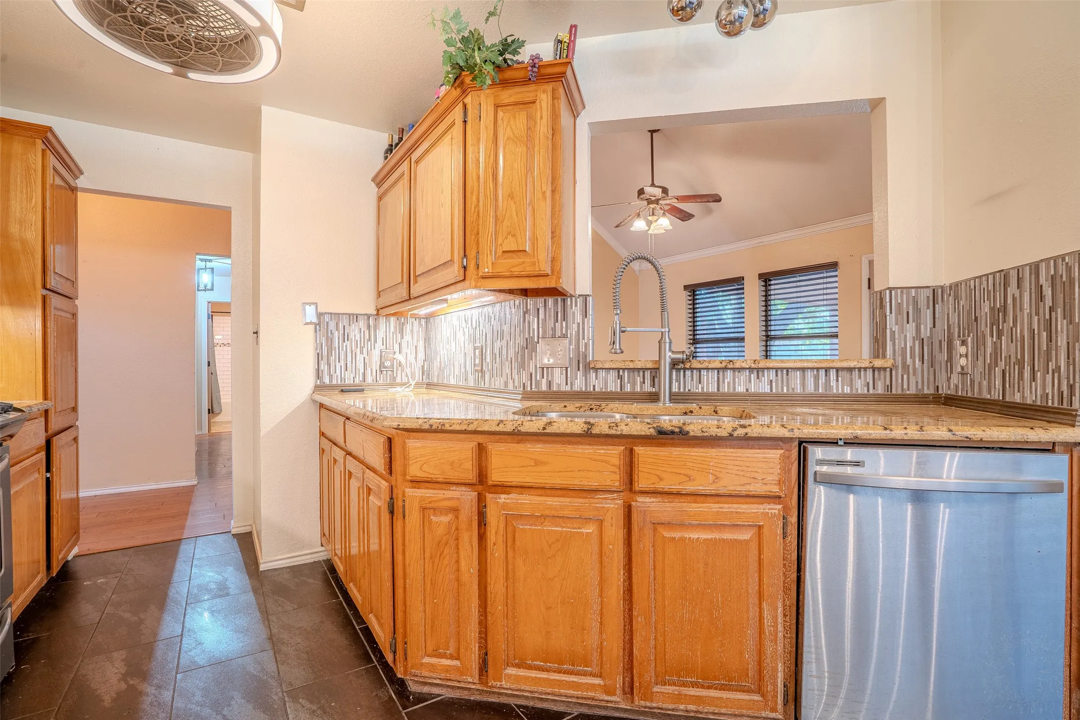 Pass through overlooks living area