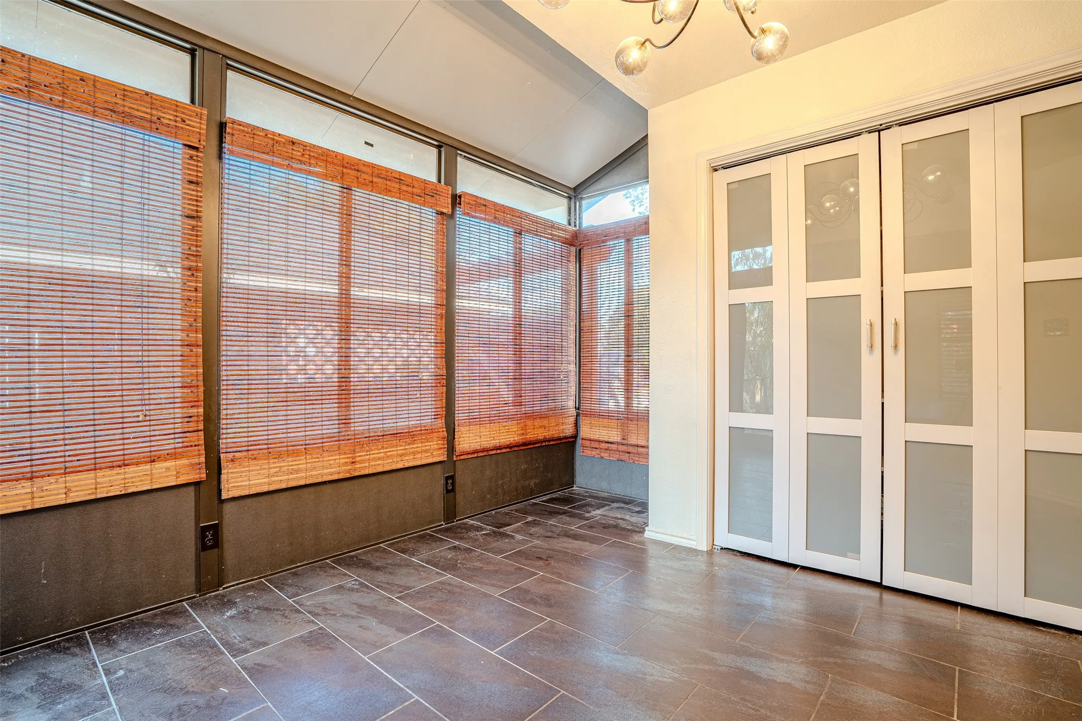 Extended breakfast area and double door pantry