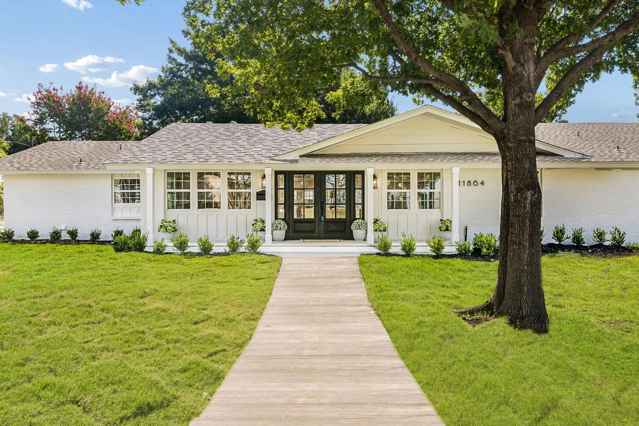 Situated on a corner lot in Glen Meadow, this single story ranch pairs classic curb appeal with recent updates, including freshly painted brick and updated windows throughout.