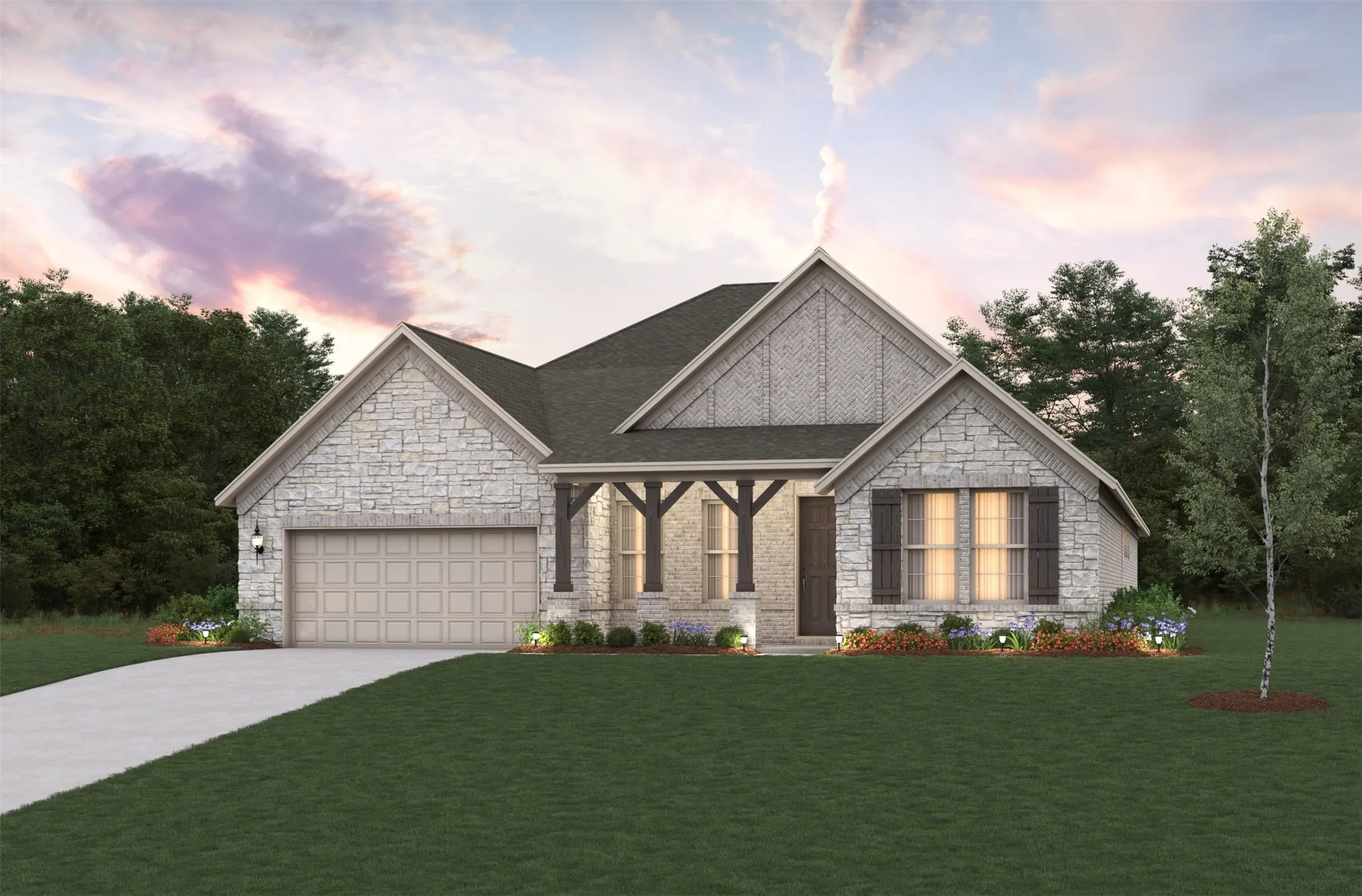 Beazer Homes Lovers Landing Driftwood floorplan