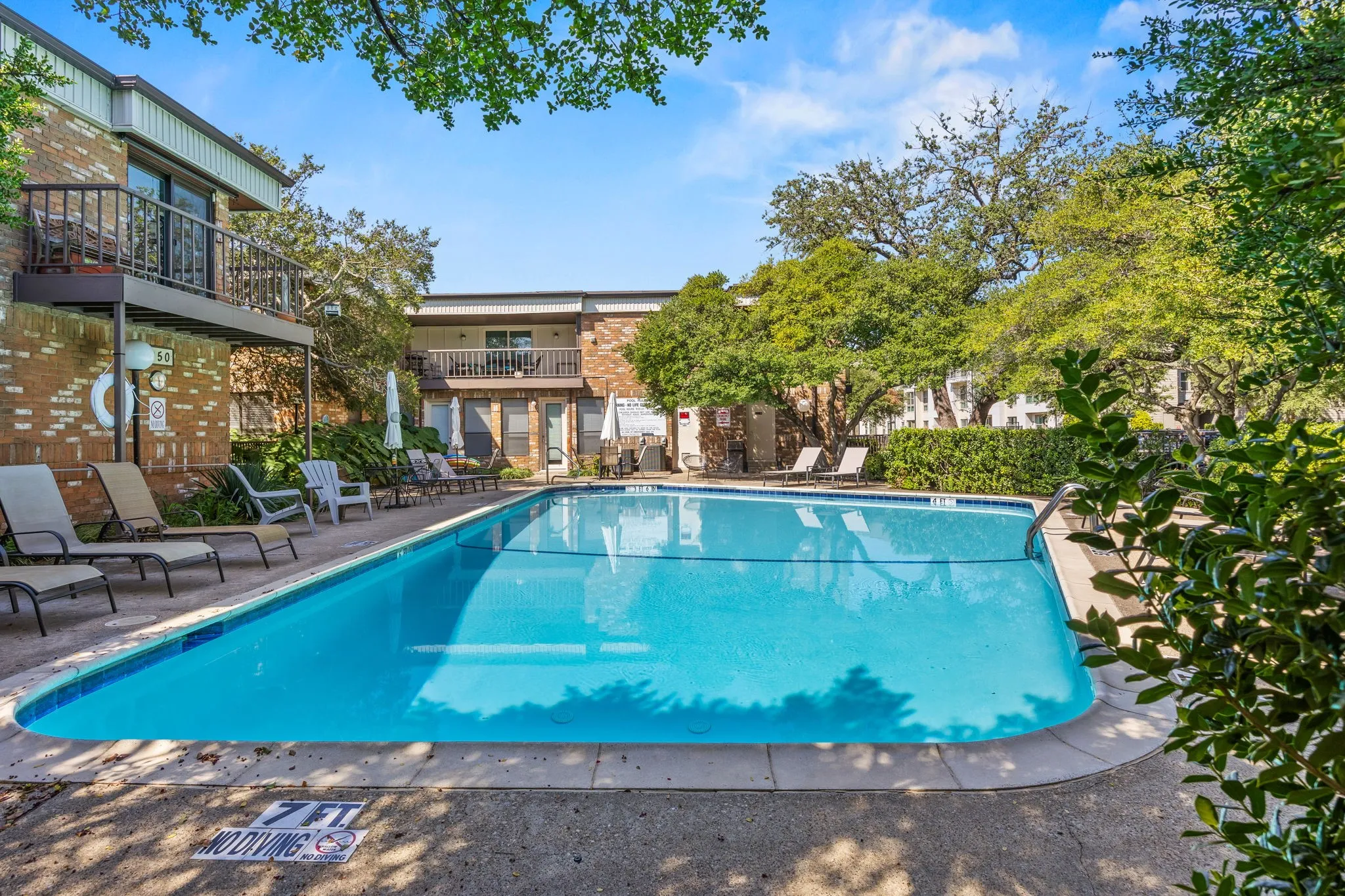 Community Pool is quick walk from this condo