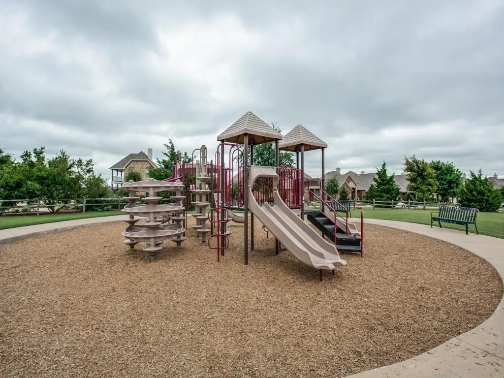Playground is only a block away.