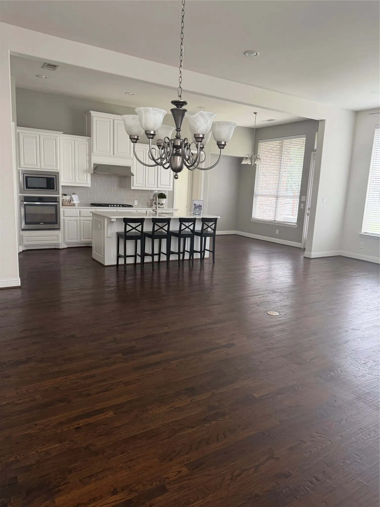 View of kitchen and breakfast area