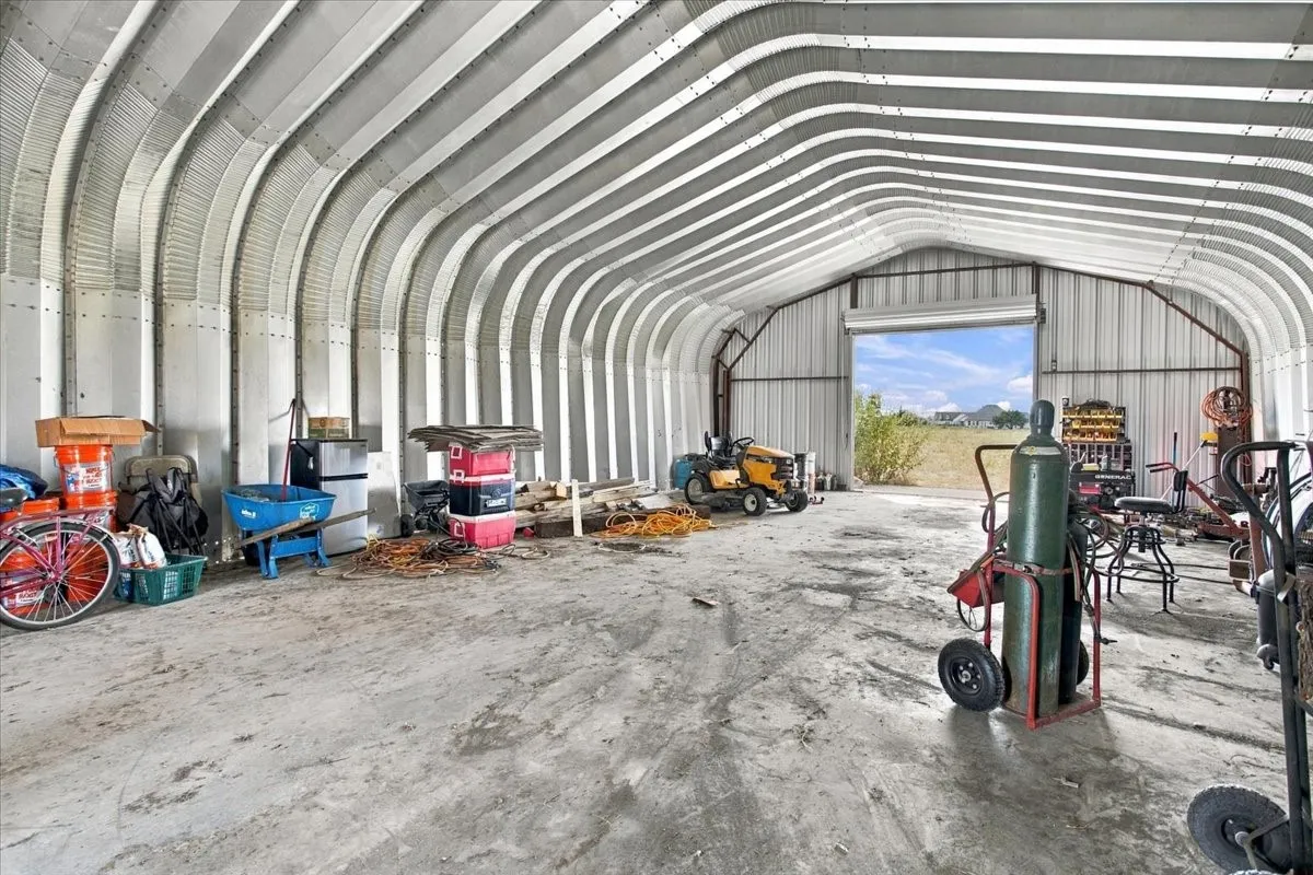 Inside metal shop (any items remaining in shop at closing will convey; small refrigerator and Cub Cadet riding lawnmower are excluded from sale