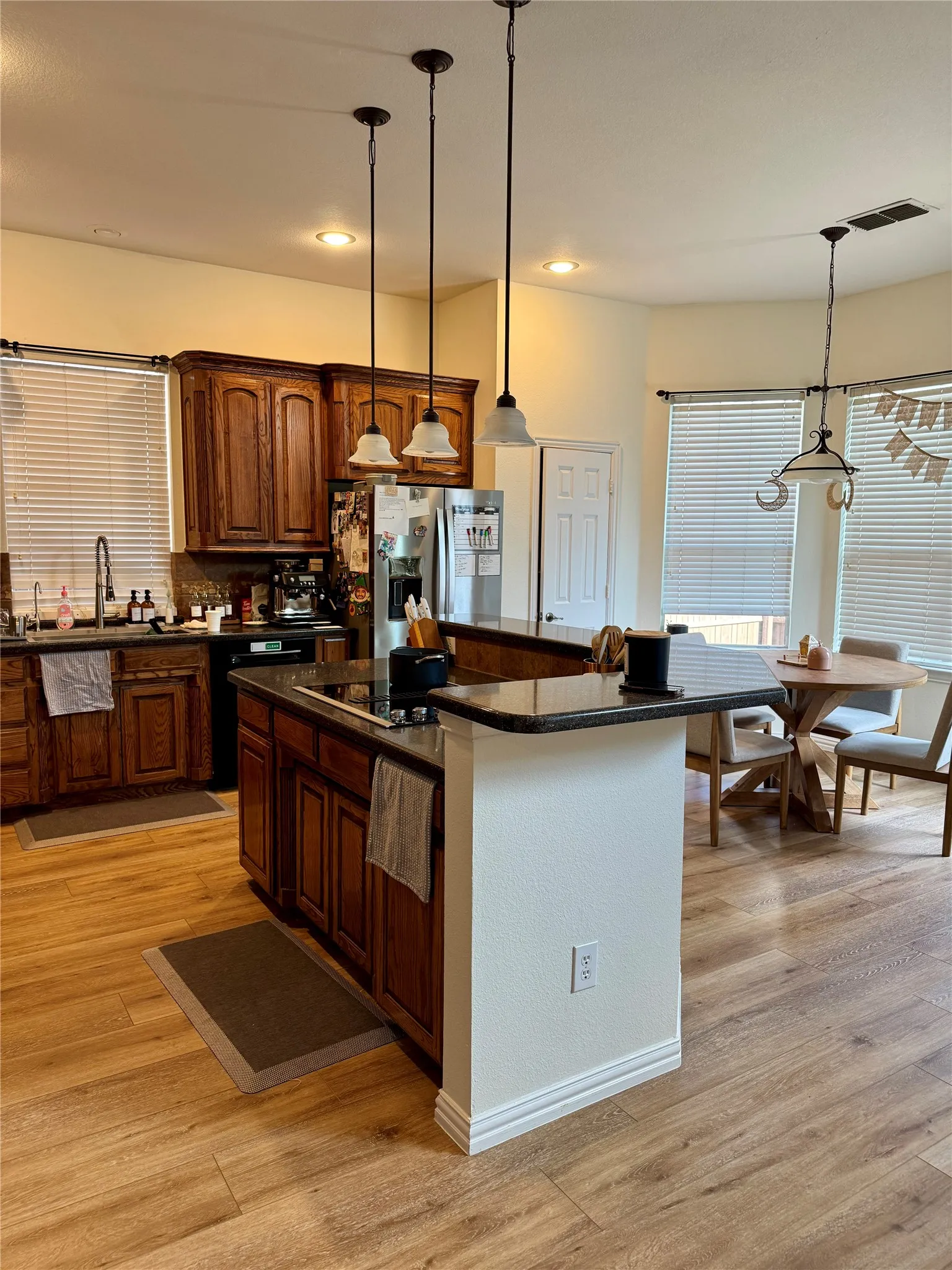 Kitchen and dining area