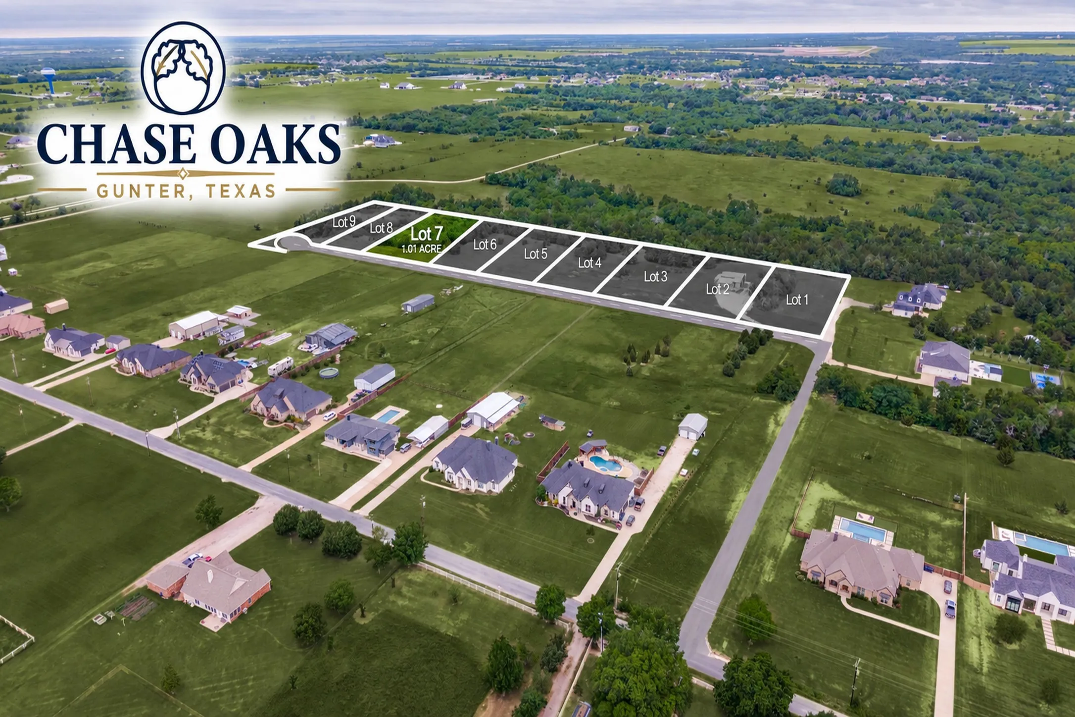 Improved Land For Sale in Grayson County , Lot 7 - Chase Oaks Bledsoe Road, Gunter, Texas 75058, 0, 0, Garage spaces, 0 Sqft, built in 0, mls#21394887, Real Estate Agent in Gunter, Homes For Sale in Grayson county, Homes For Sale in Gunter, Realtor in Gunter Texas, Real Estate Brokerage Independent Realty Texas, Luminita Cordes Realtor