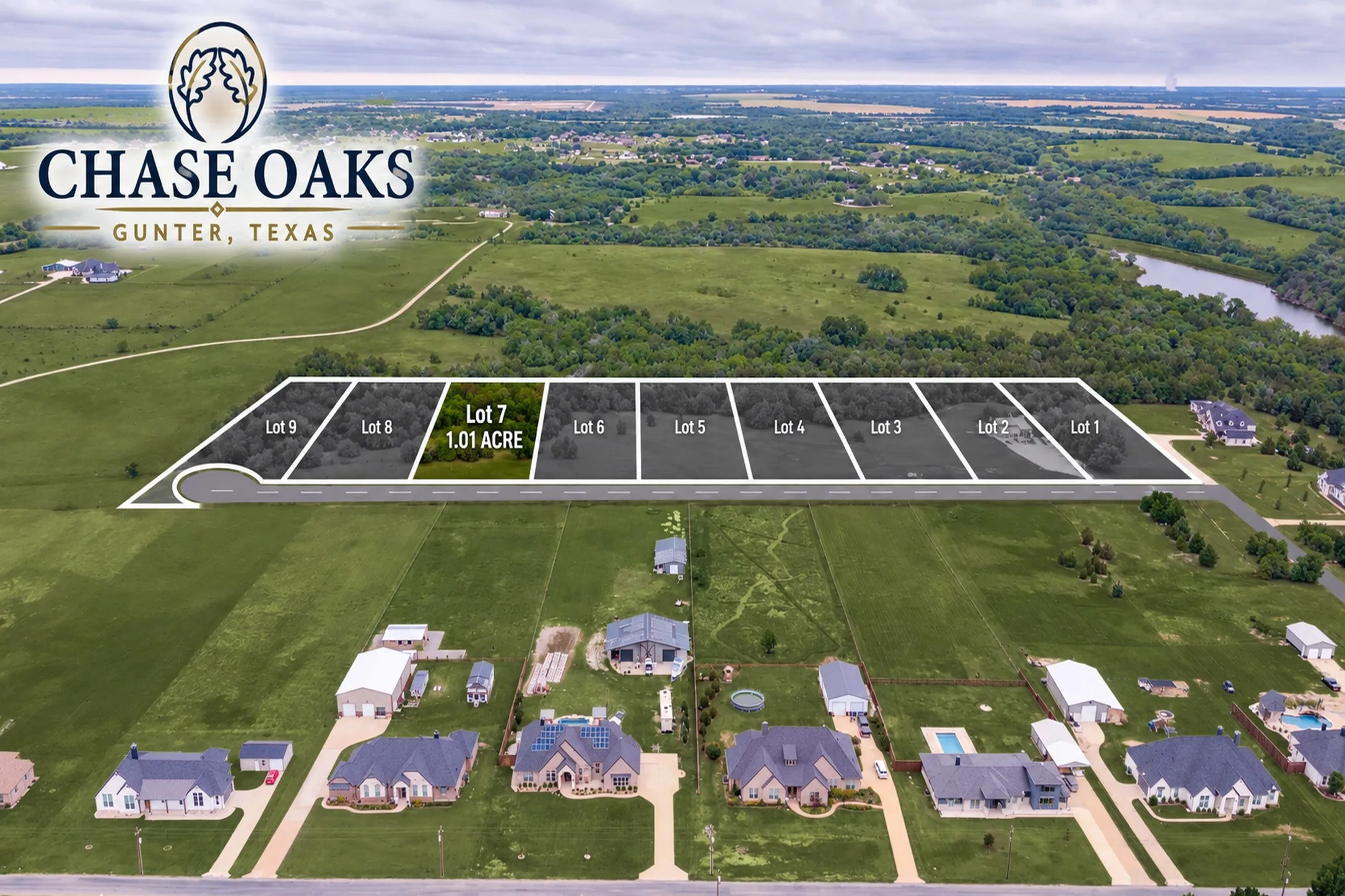 Improved Land For Sale in Grayson County , Lot 7 - Chase Oaks Bledsoe Road, Gunter, Texas 75058, 0, 0, Garage spaces, 0 Sqft, built in 0, mls#21394887, Real Estate Agent in Gunter, Homes For Sale in Grayson county, Homes For Sale in Gunter, Realtor in Gunter Texas, Real Estate Brokerage Independent Realty Texas, Luminita Cordes Realtor