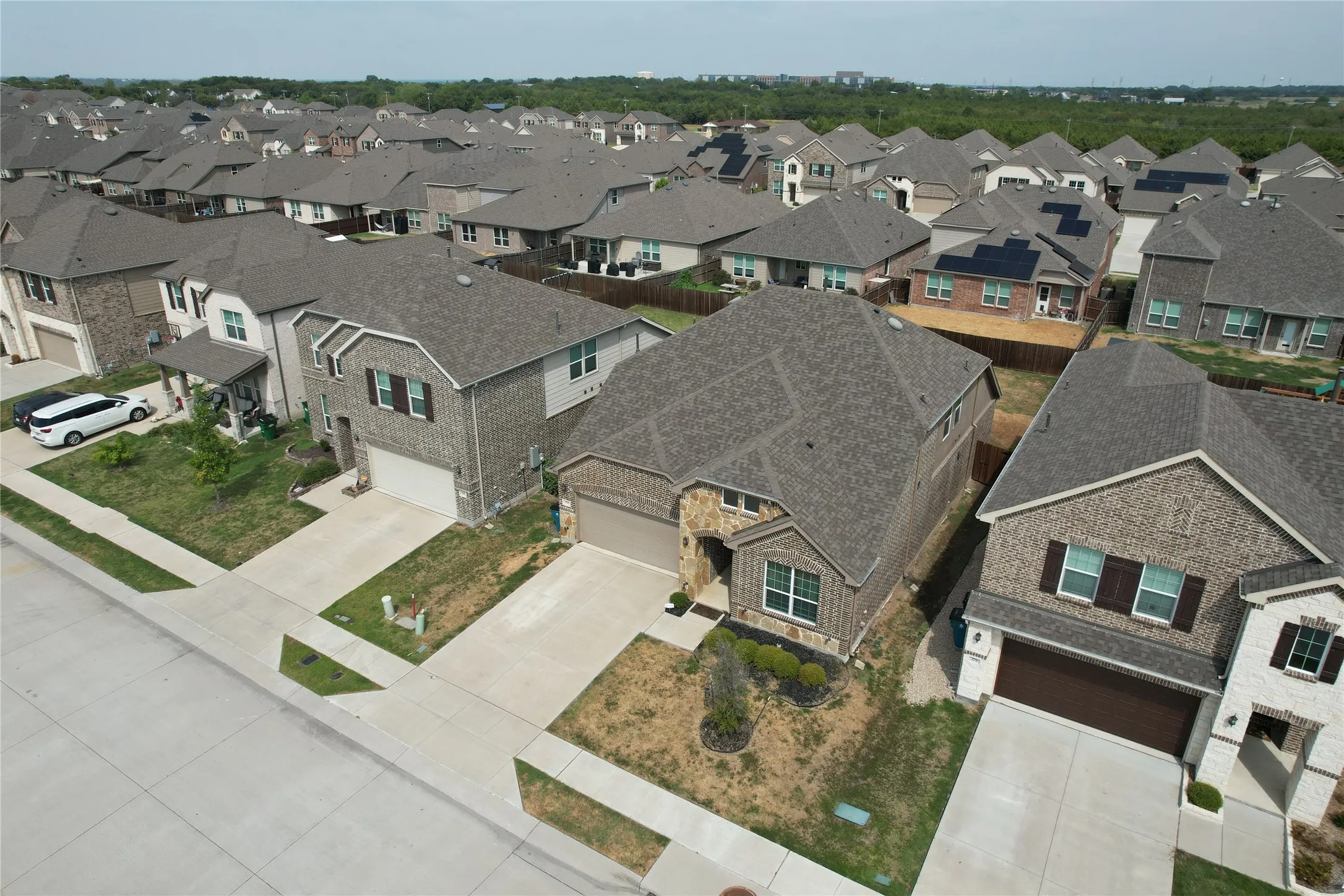 Brick and stone veneer exterior