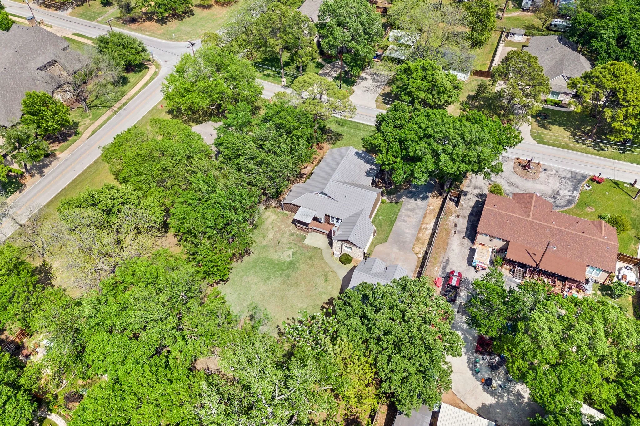 Drone / aerial view featuring a residential view