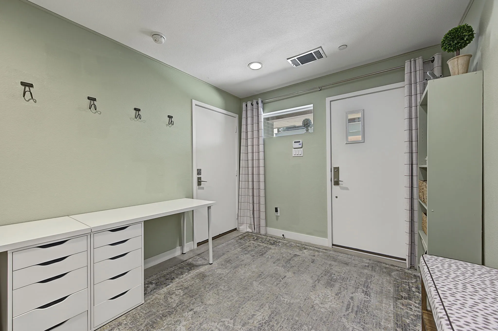 First floor entry