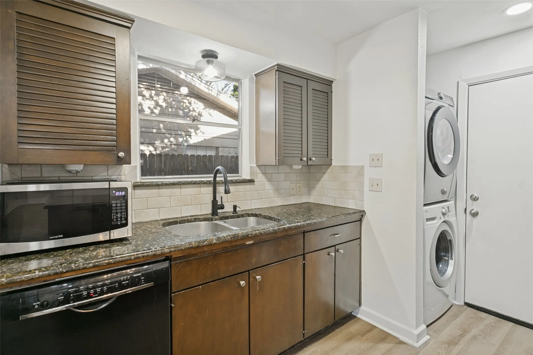 Washer and Dryer included in sale.