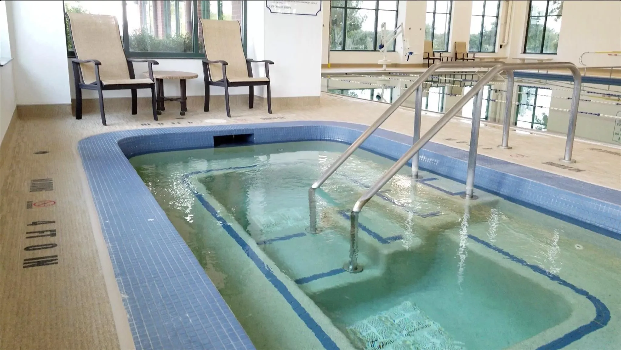 Indoor Spa Pool and Lap Pool