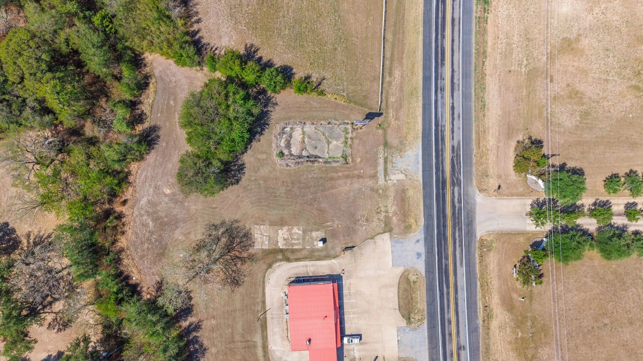 The two lots for sale are being referred to lot 1 in this picture.