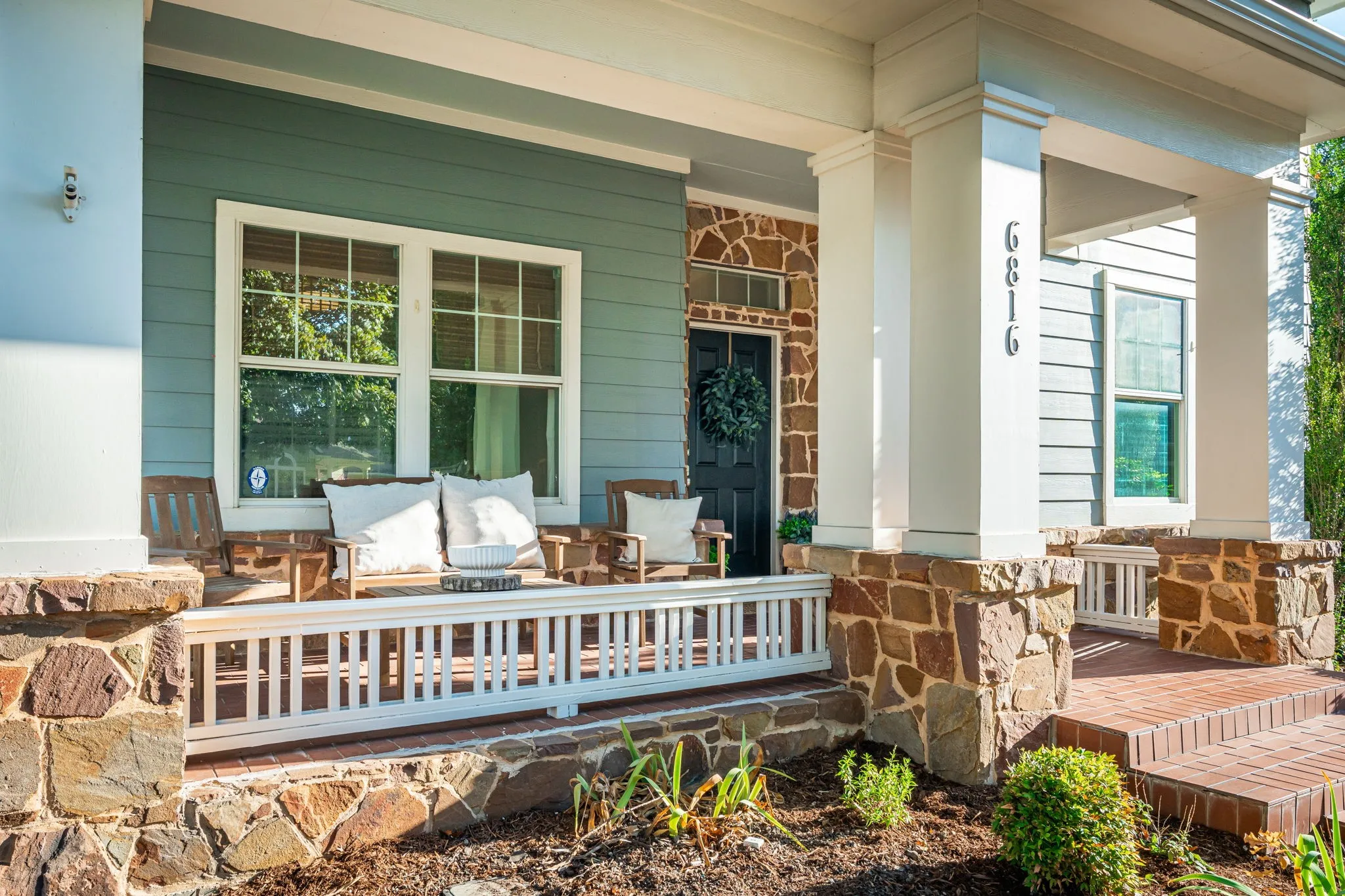 Welcoming front porch