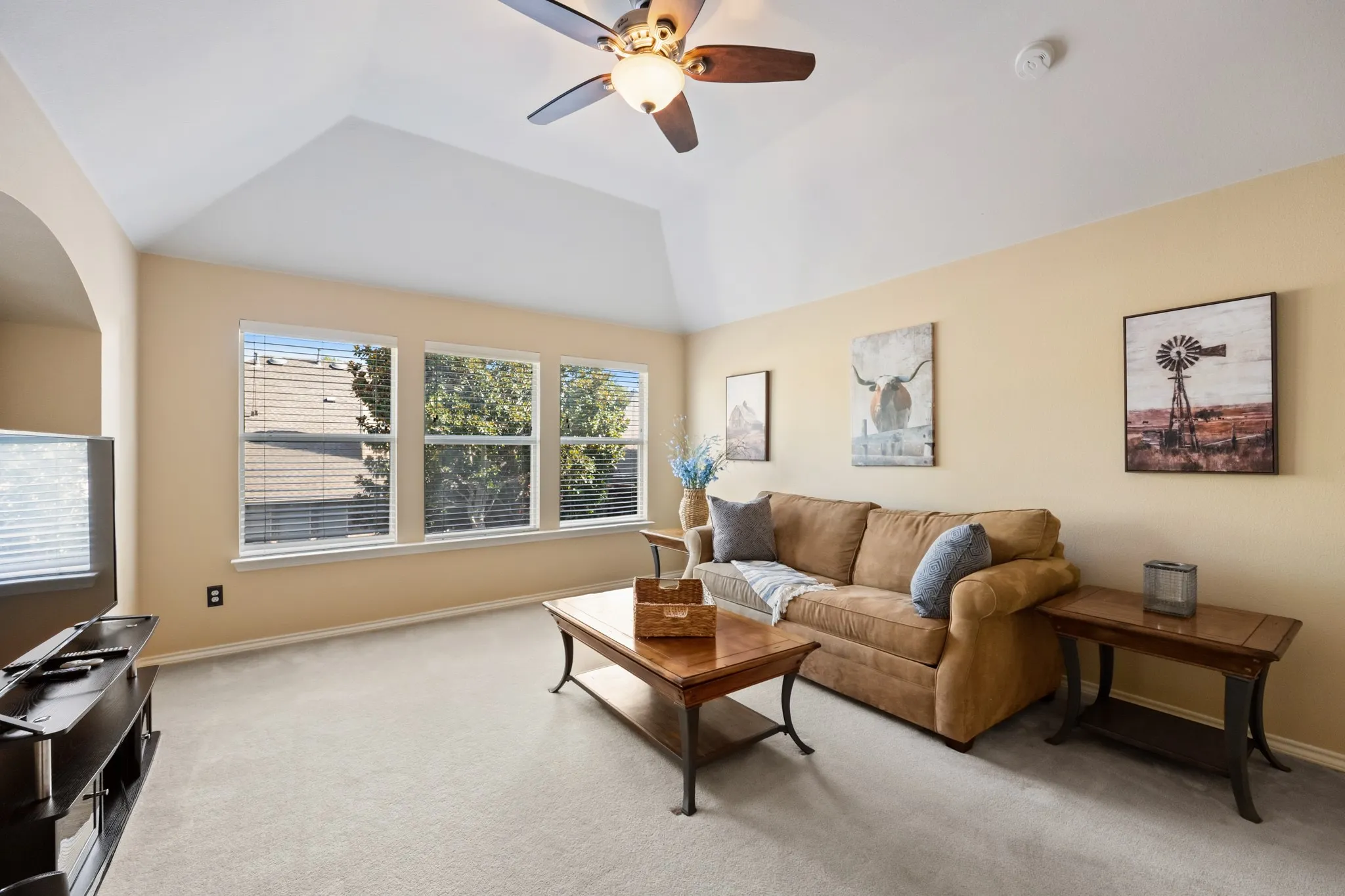 Upstairs Living