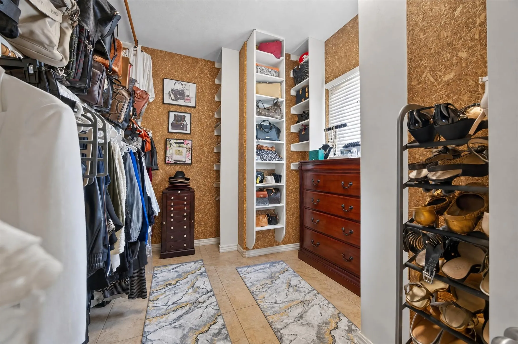 1 of 2 walk-in closets in the primary suite