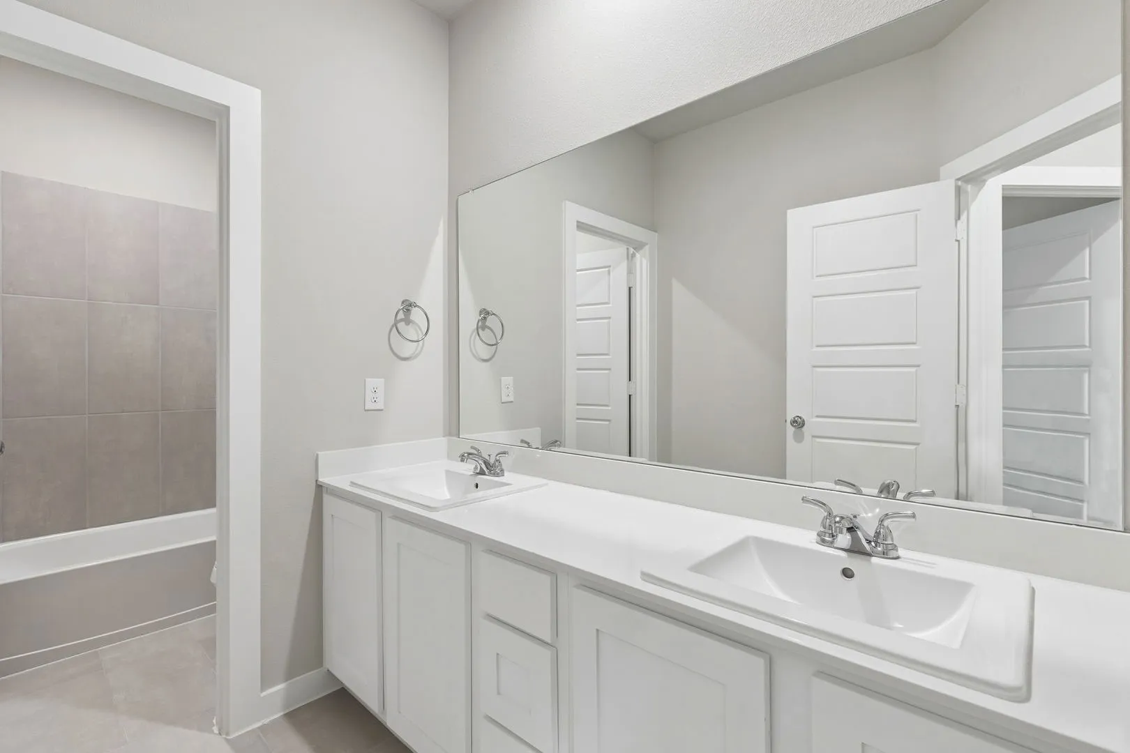 Bathroom in the Winters home plan by Trophy Signature Homes – REPRESENTATIVE PHOTO