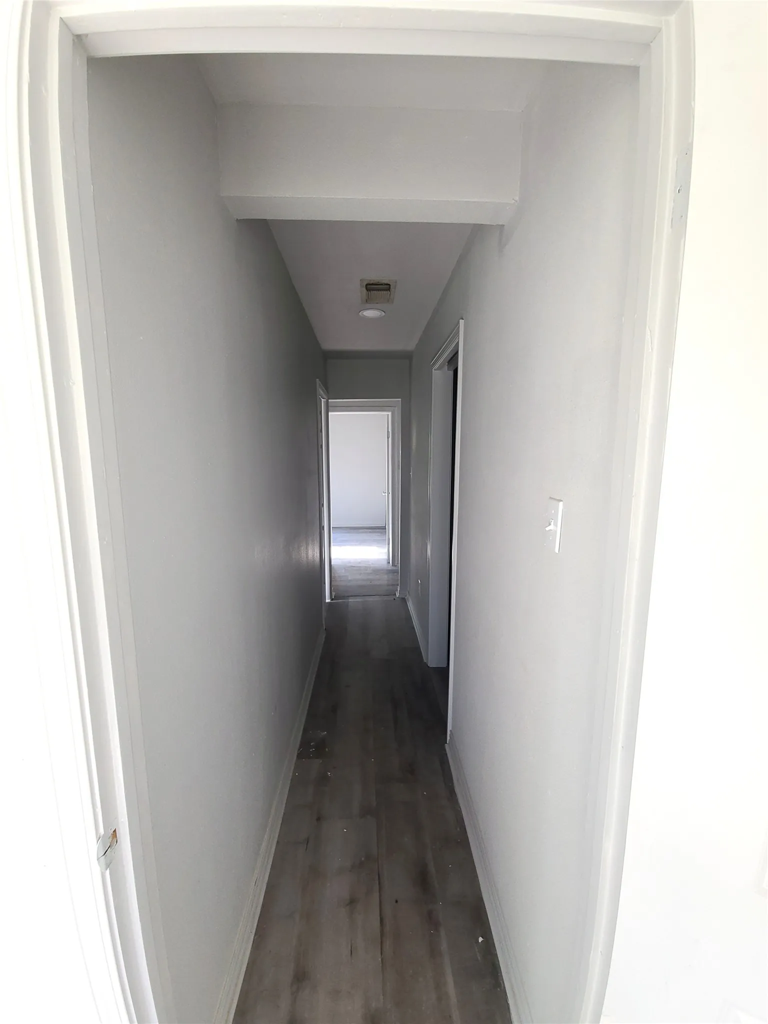 Hallway leading to Bedrooms #2, #3, & #4 and the 2nd Bathroom.