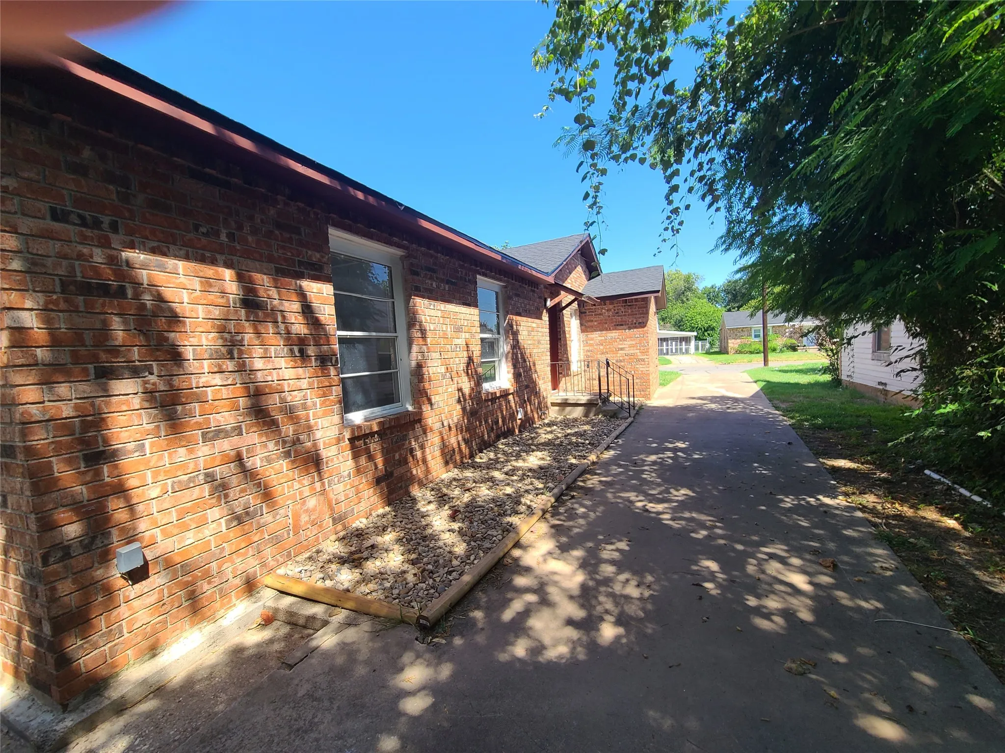 Shaved Long paved driveway for outdoor activities!
