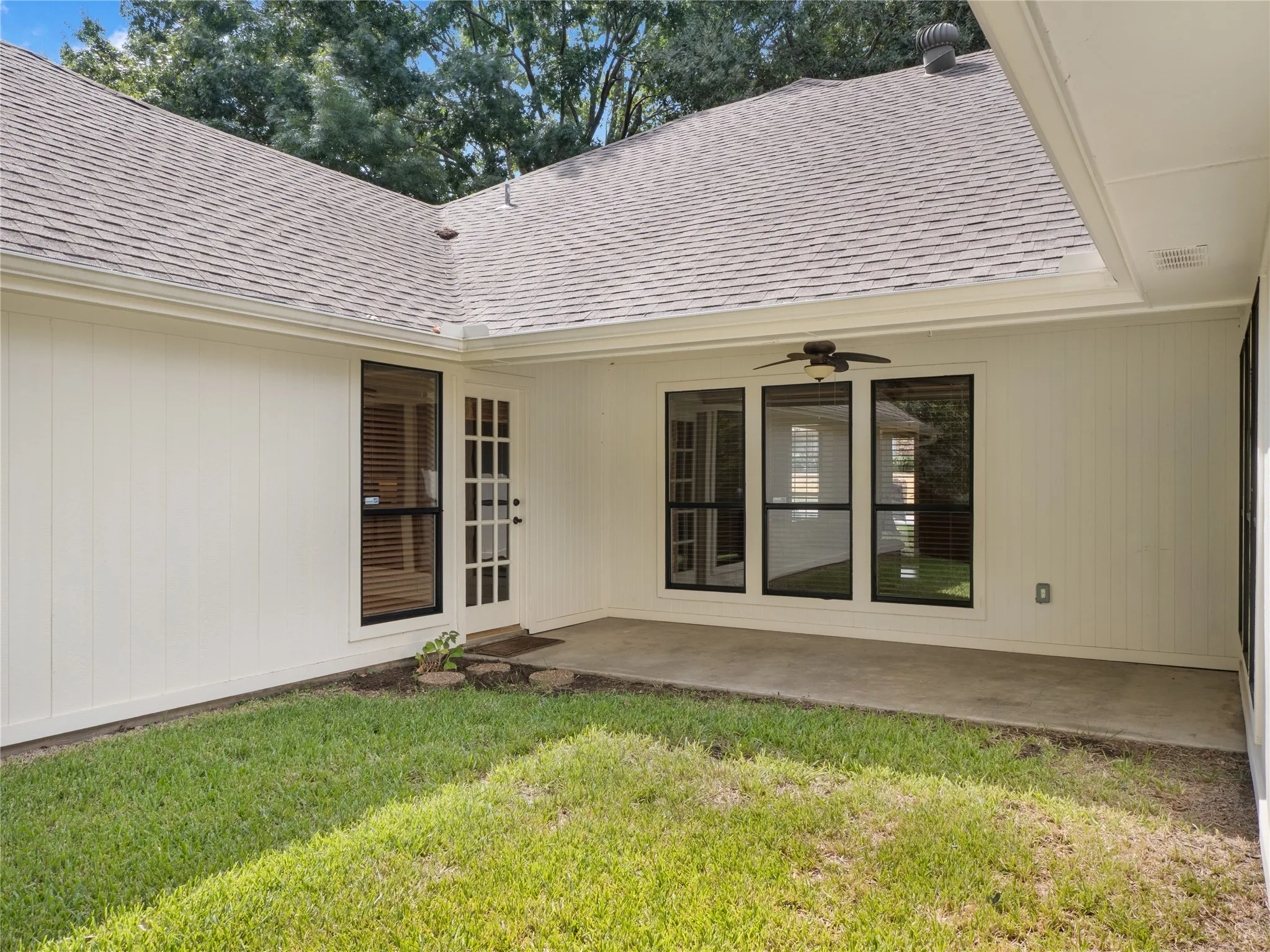 Covered patio