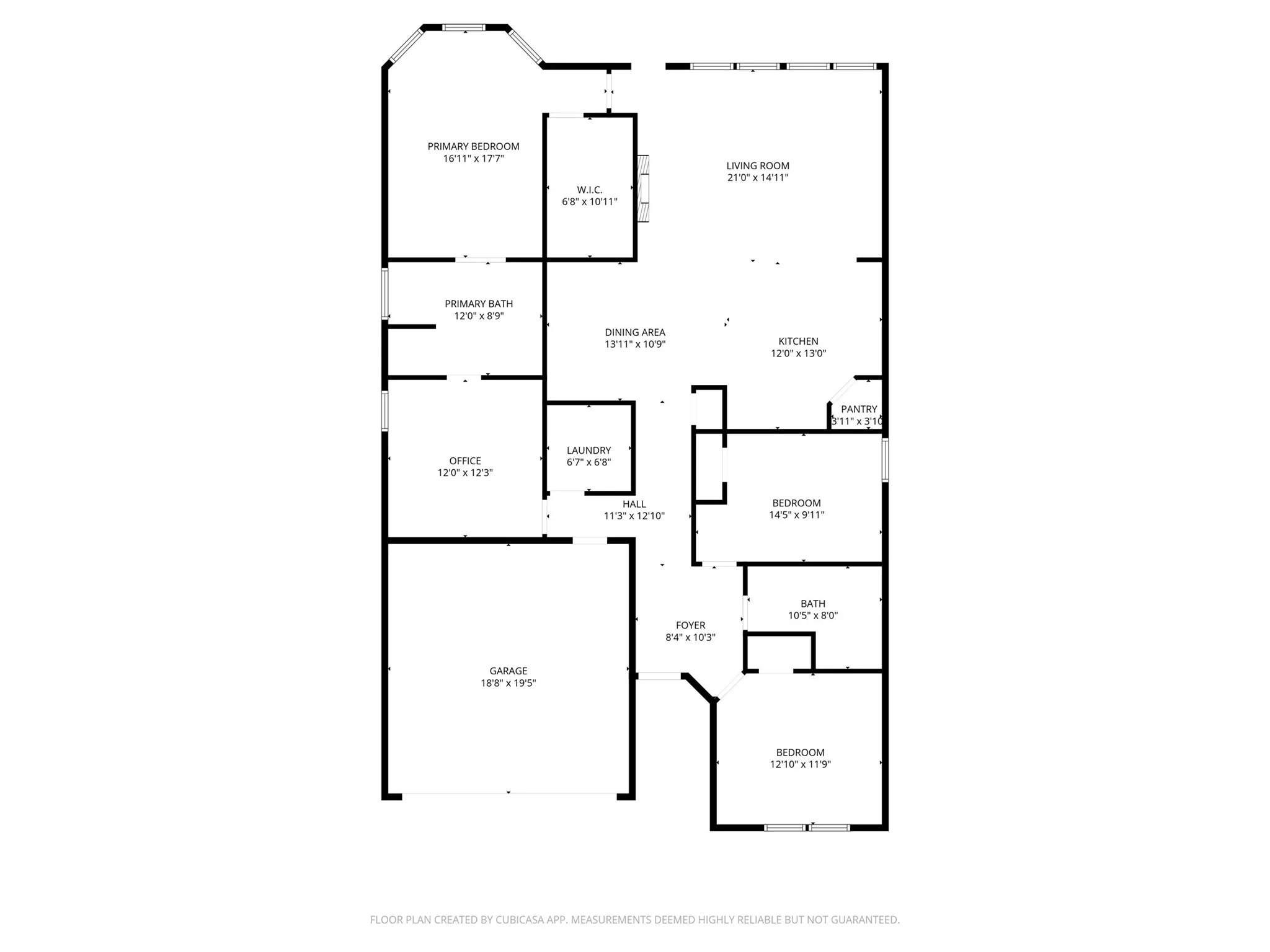 View of room layout