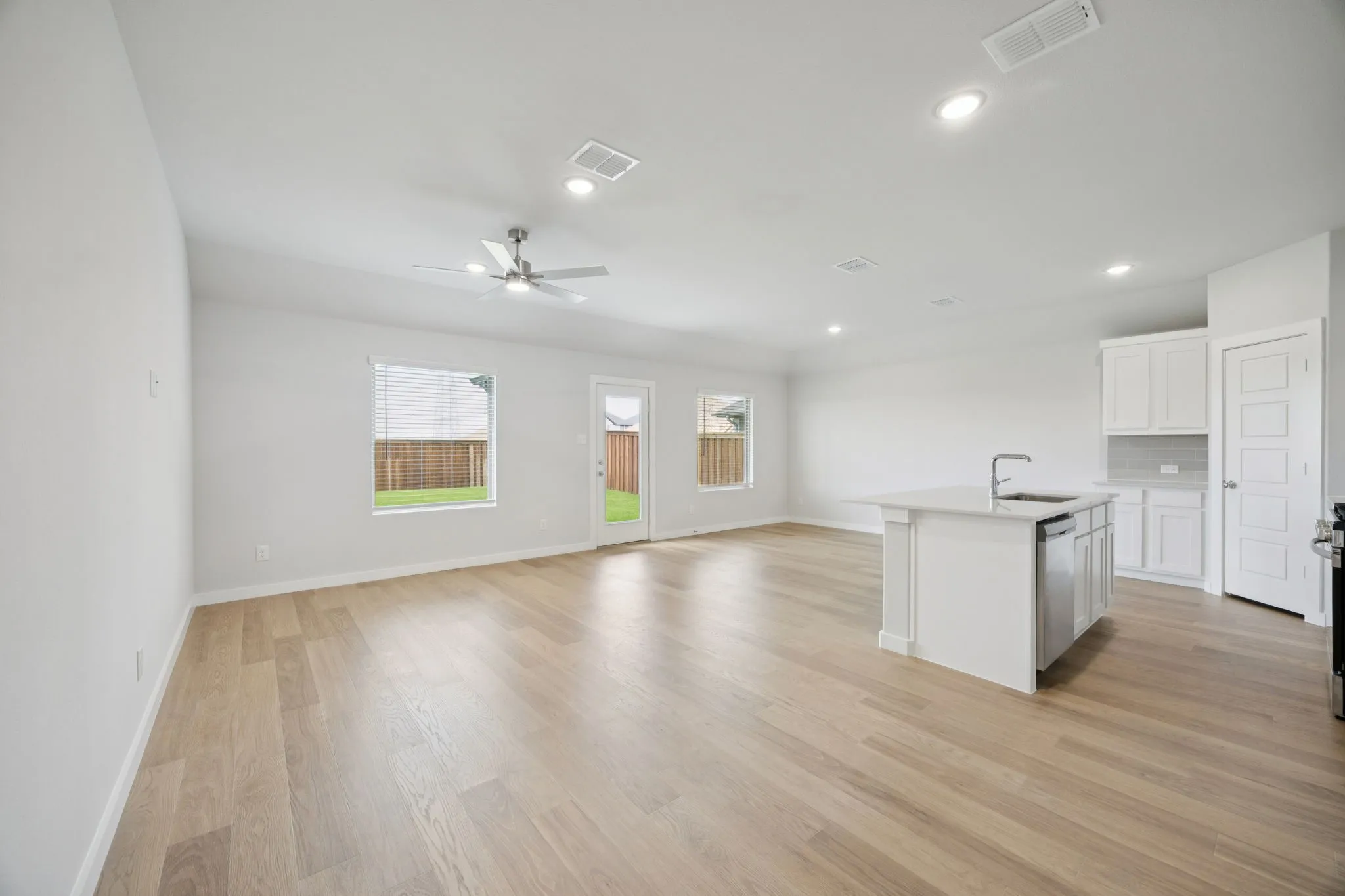 Open Floor Plan in the Hadley home plan by Trophy Signature Homes – REPRESENTATIVE PHOTO