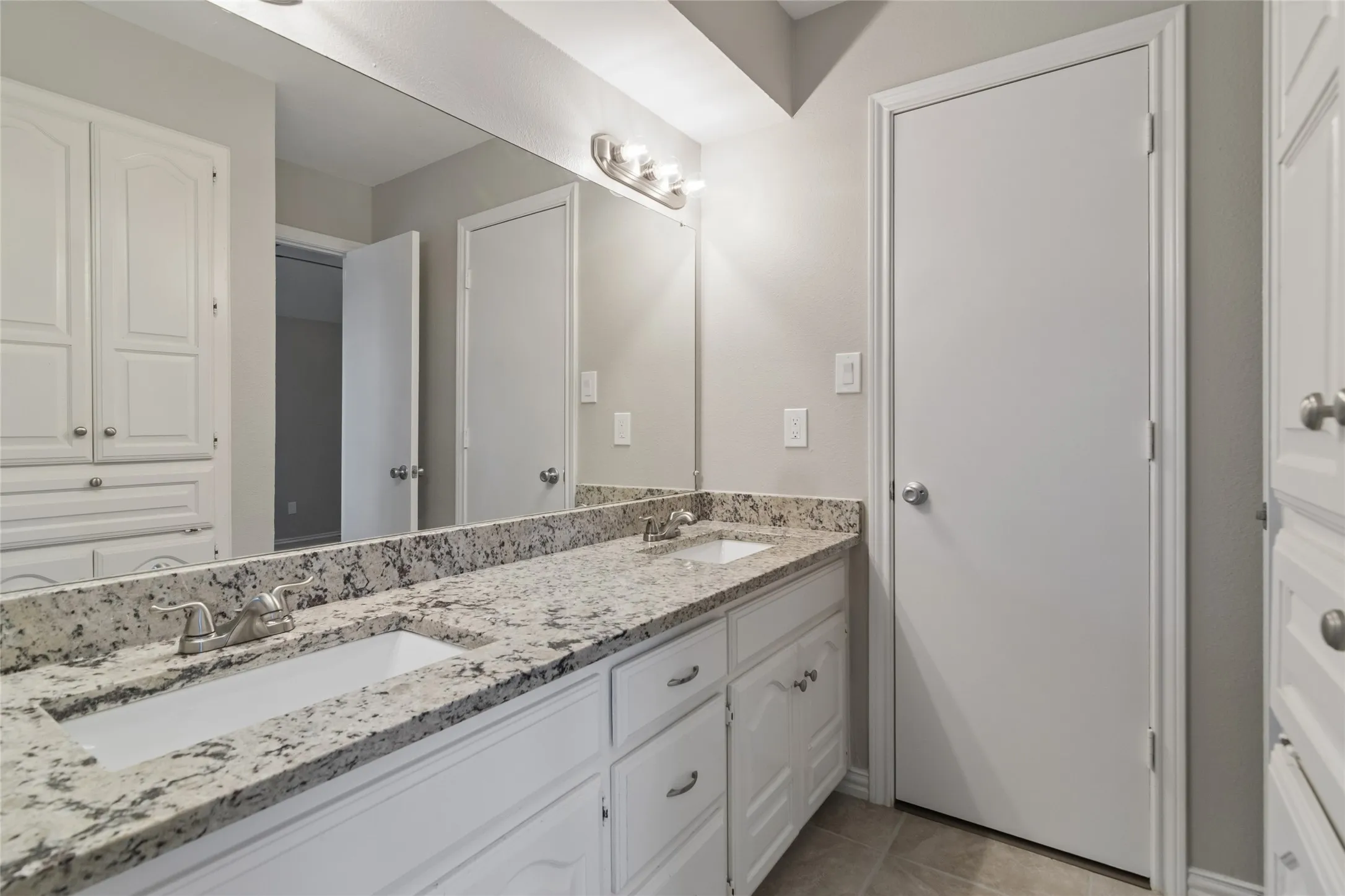 Primary Bathroom with Double sinks