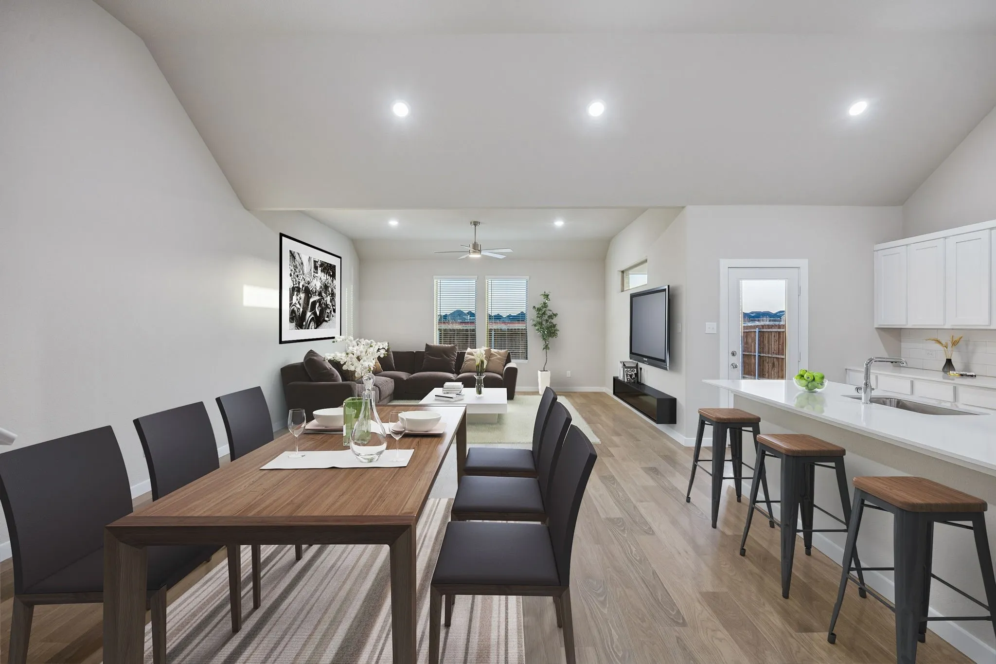 Open First Floor  in the Wimbledon home plan by Trophy Signature Homes – REPRESENTATIVE PHOTO