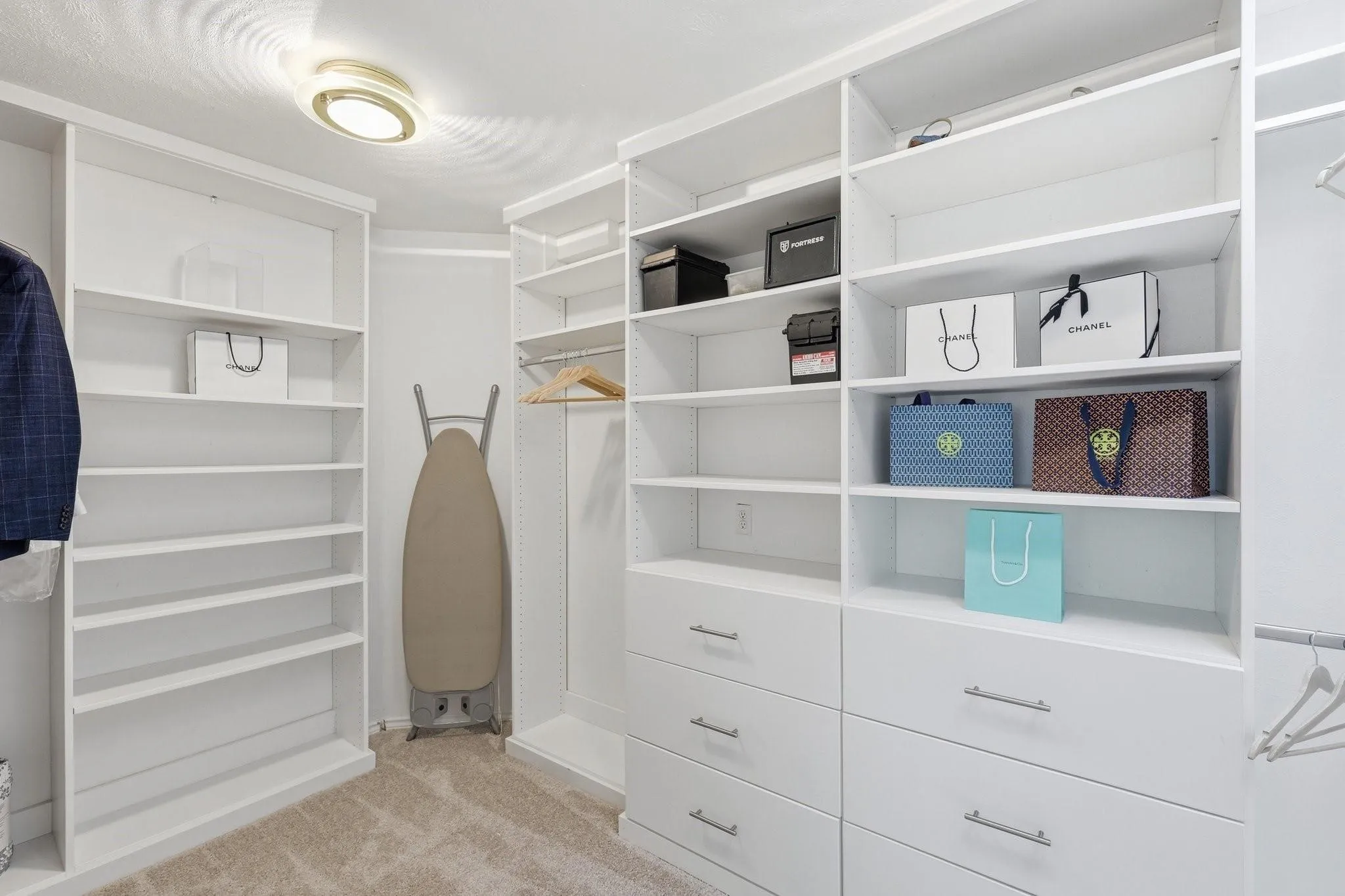 Primary closet