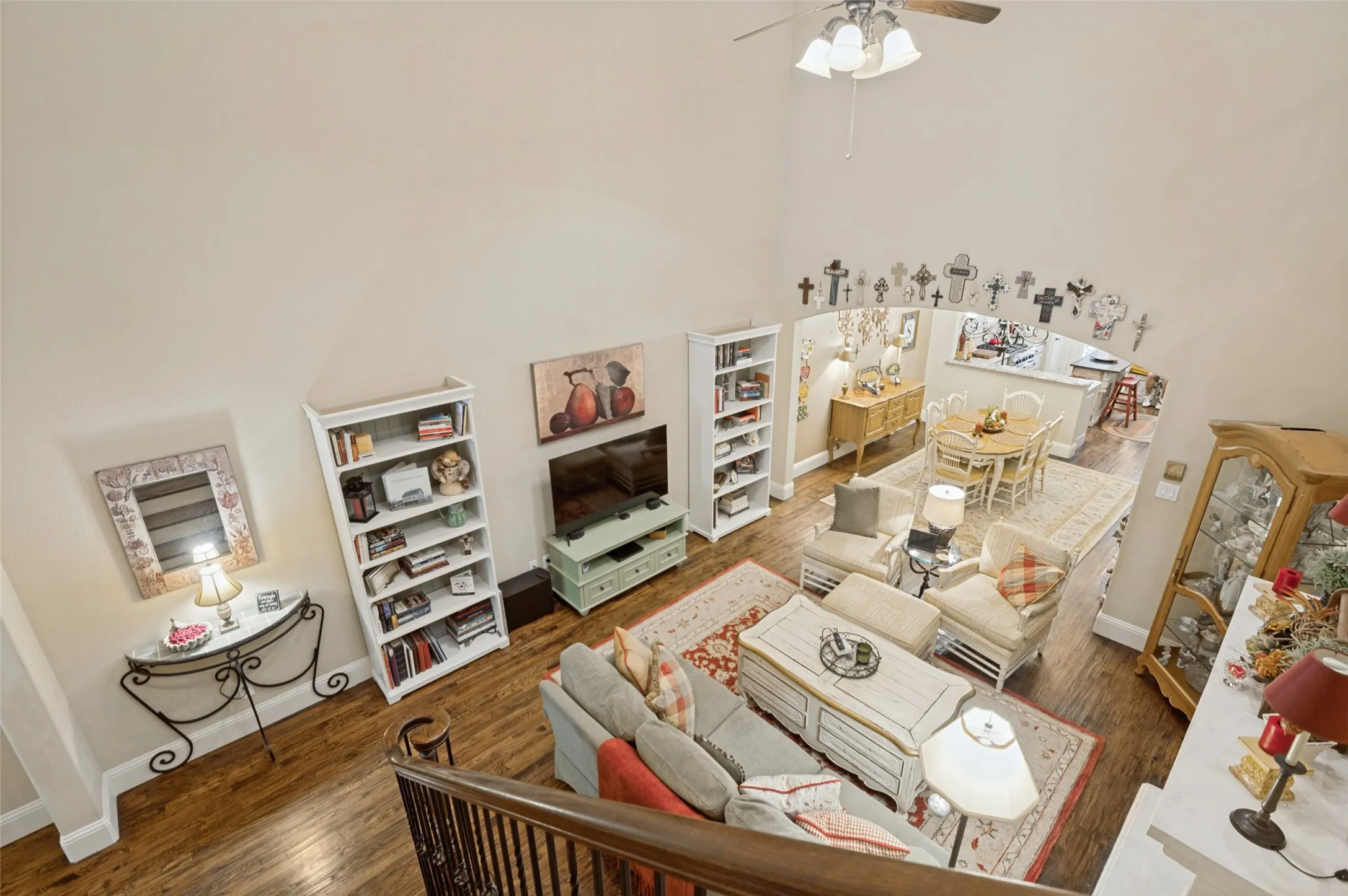View from loft upstairs