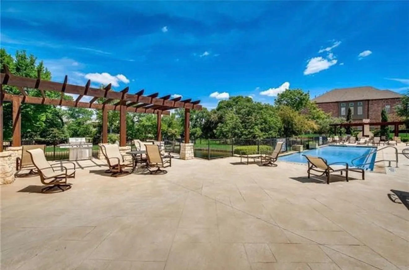 Community pool deck