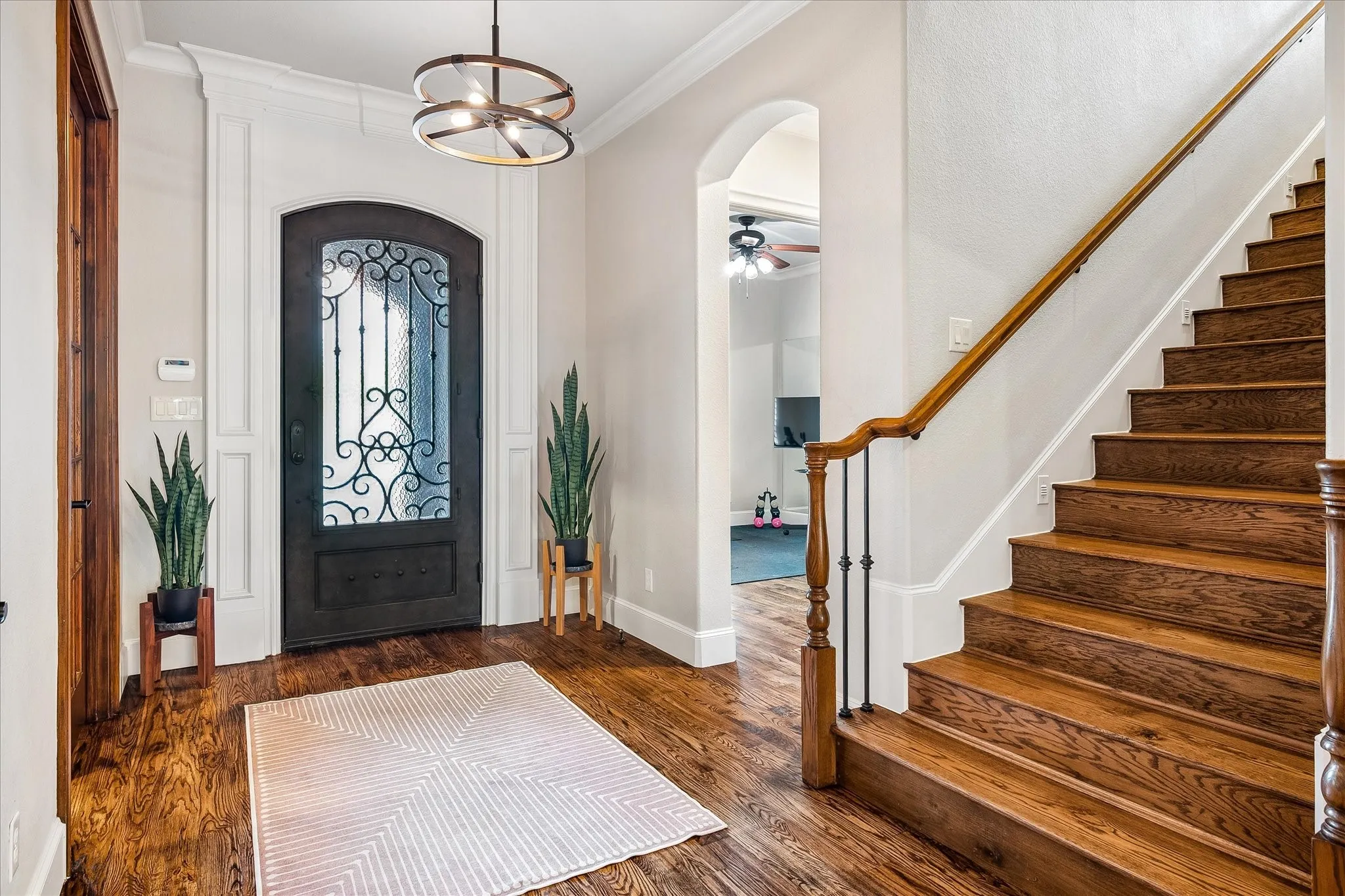 Beautiful hardwood floors on the main level have been re-finished.